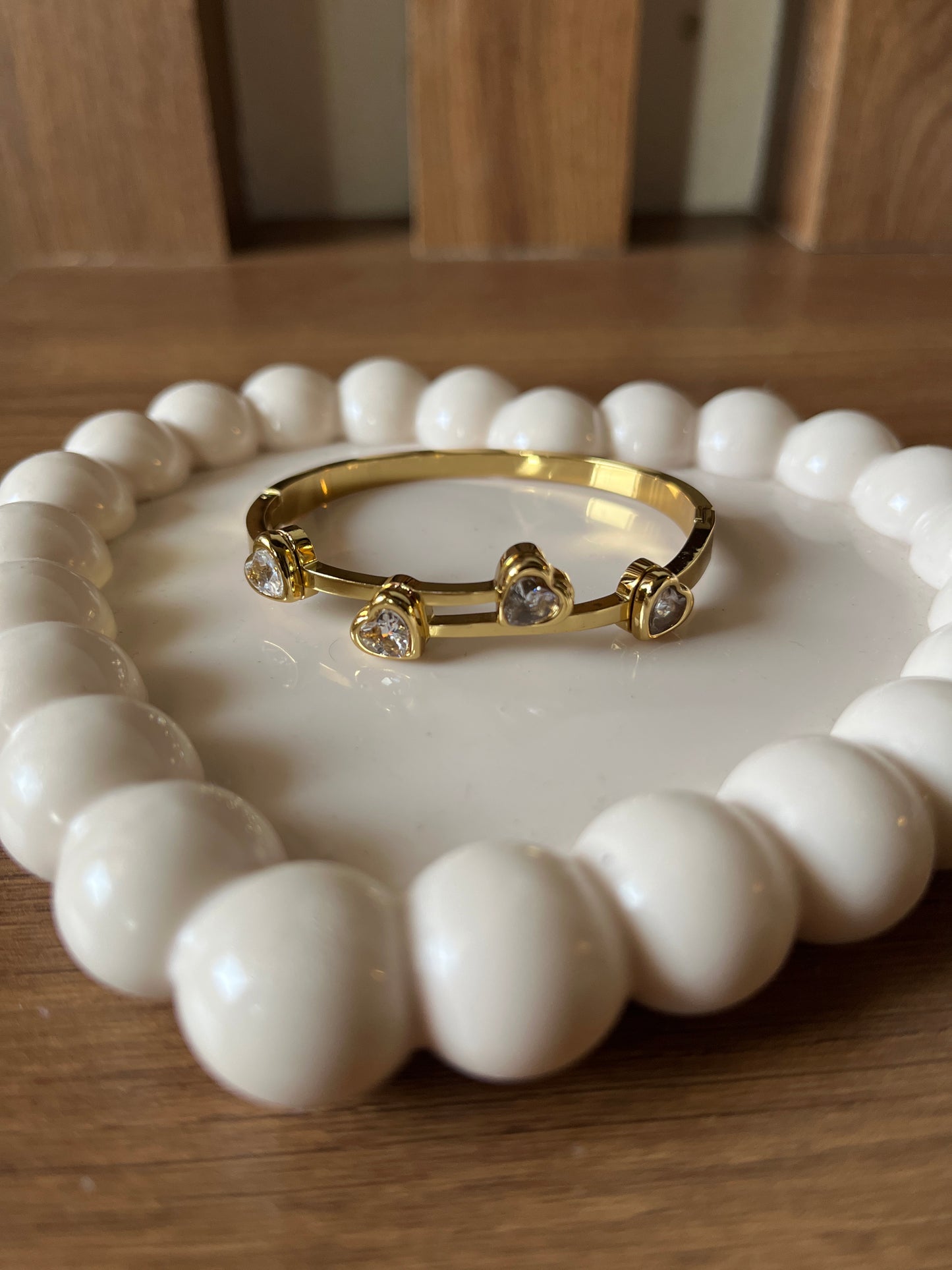 AD baby size heart bracelet