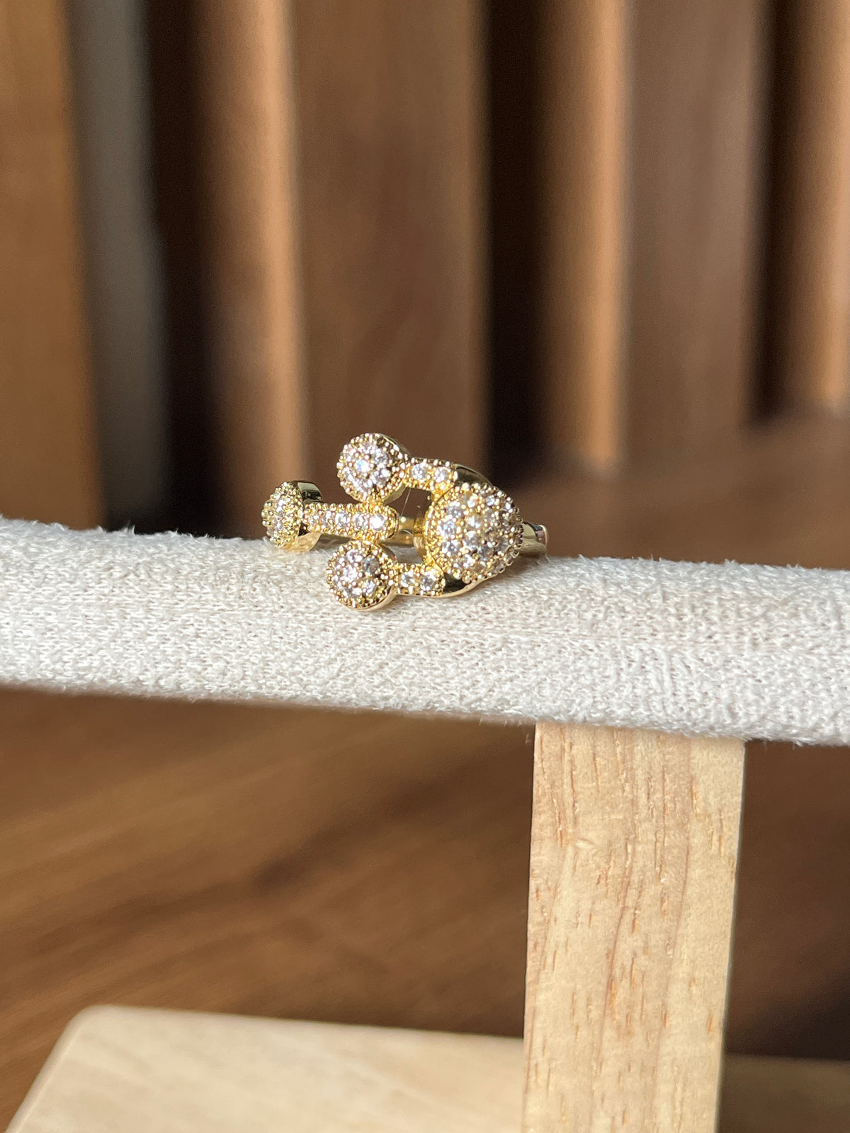 Gold- AD branch ring