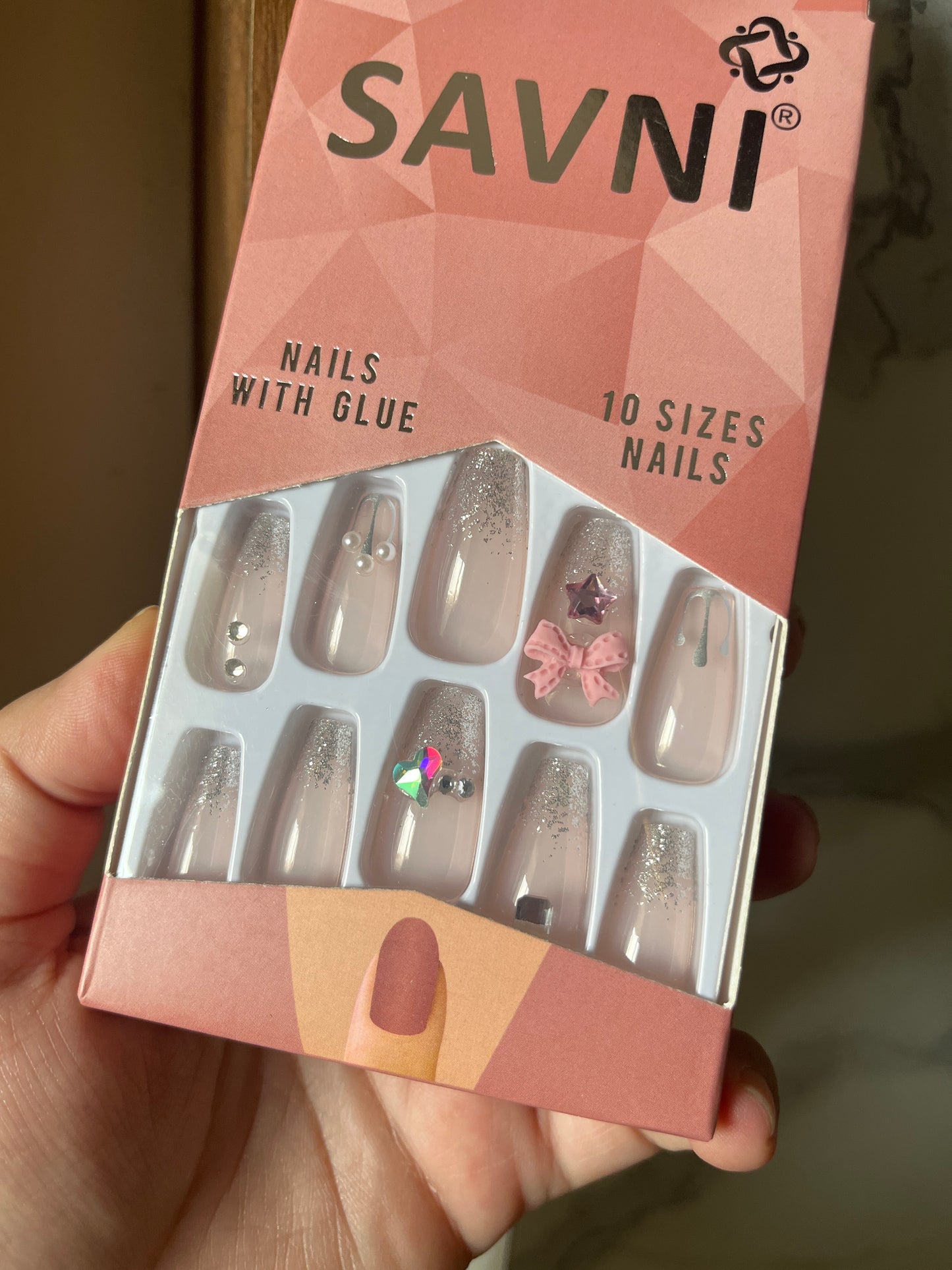 Silver stone nails