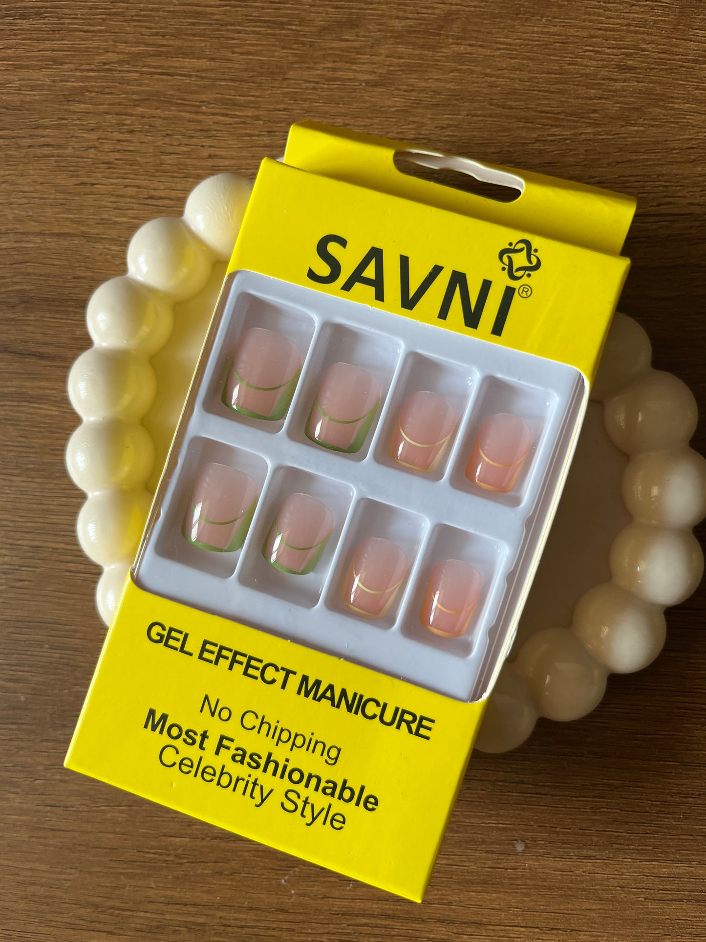 Summer double French nails