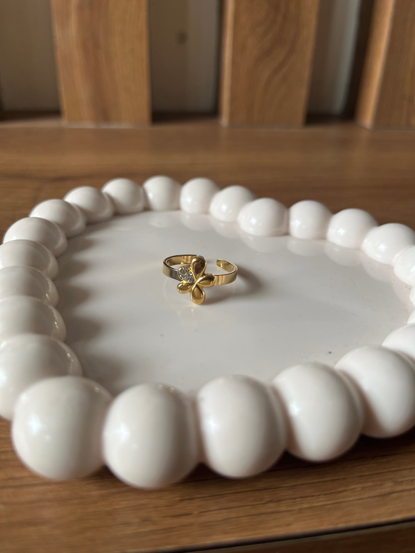 Flower minimal ad ring