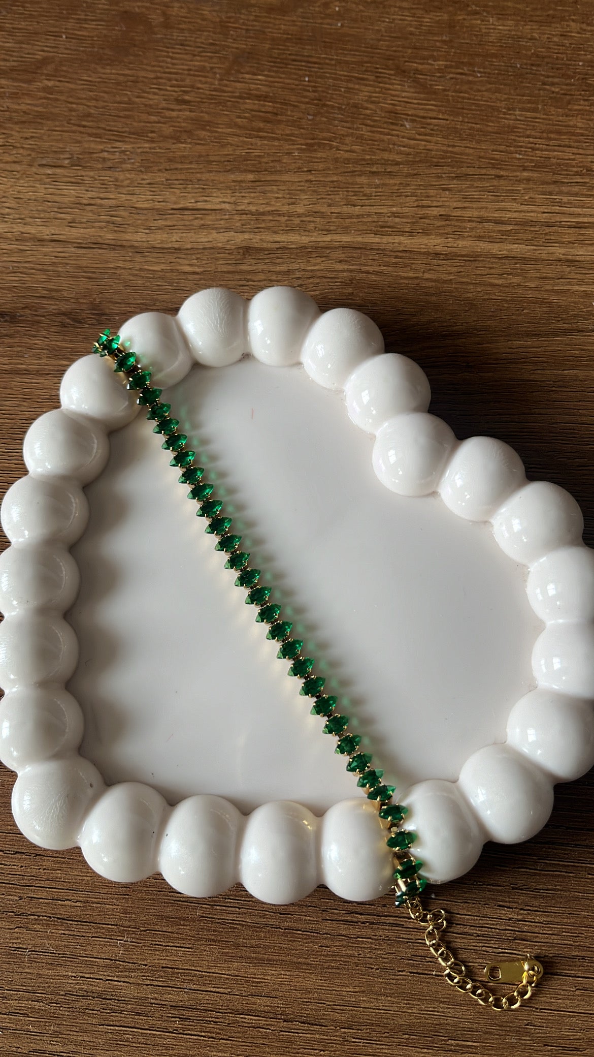 Emerald Oval Tennis bracelet