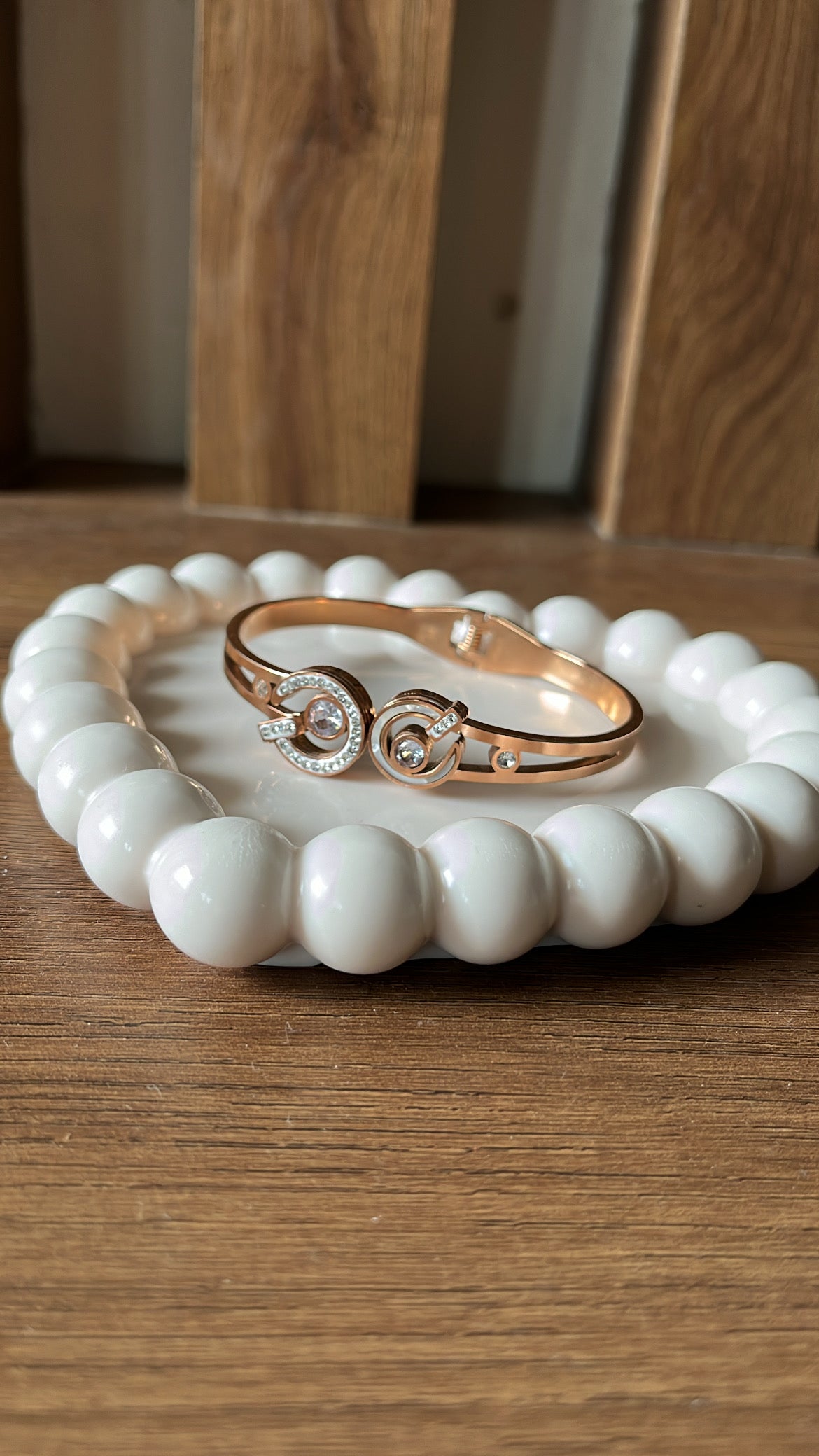 Nail Kada Bracelet - Rose Gold