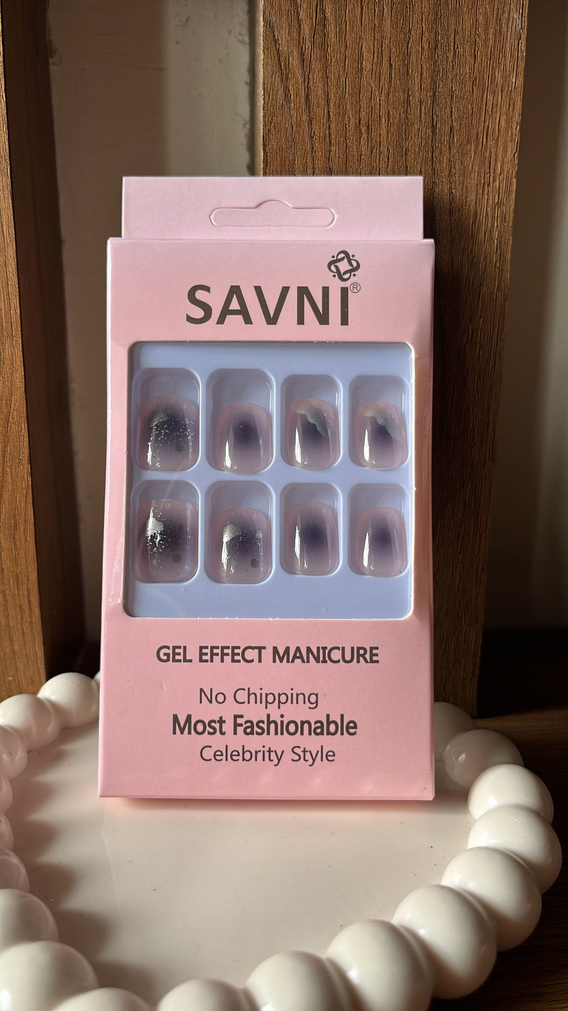 Grey Korean Nails - Set of 12 nails