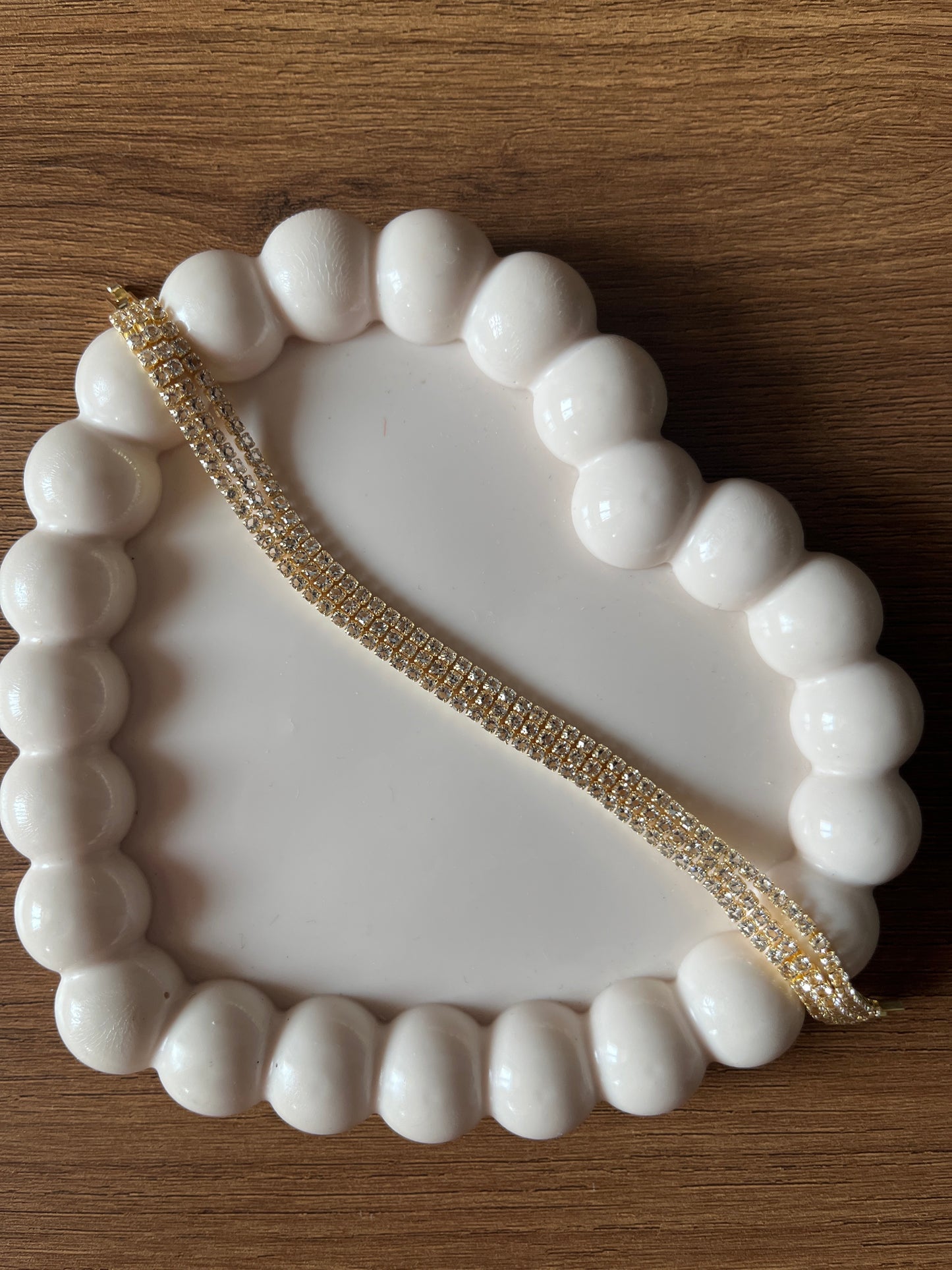 3 layered Tennis bracelet