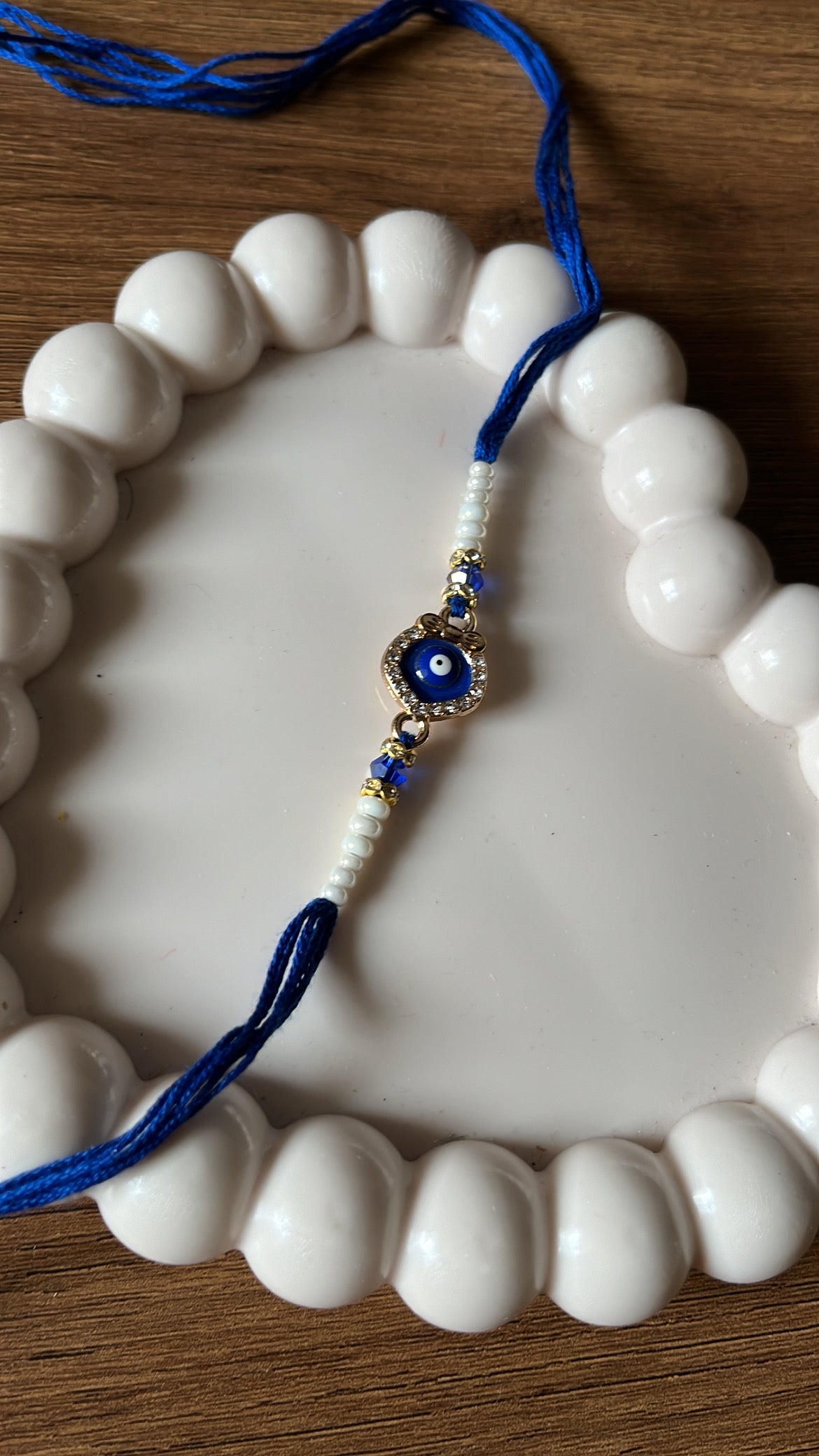 Blue Evil Eye Rakhi thread