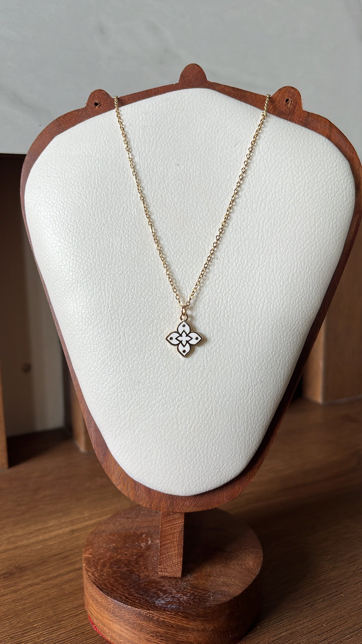 White LV pendant