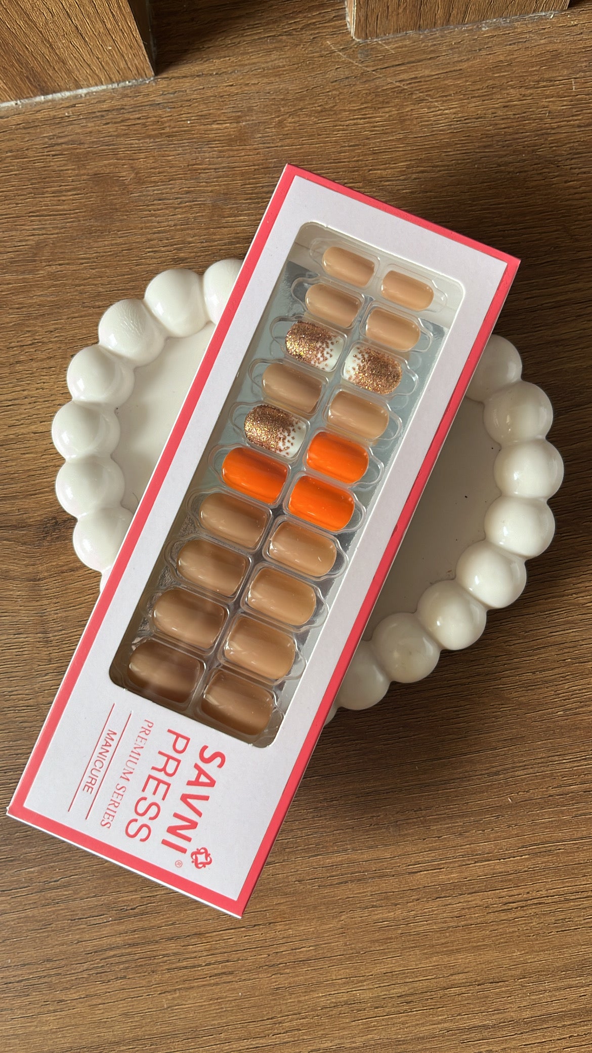 Nude: 24 nails in a box - High Quality Nails
