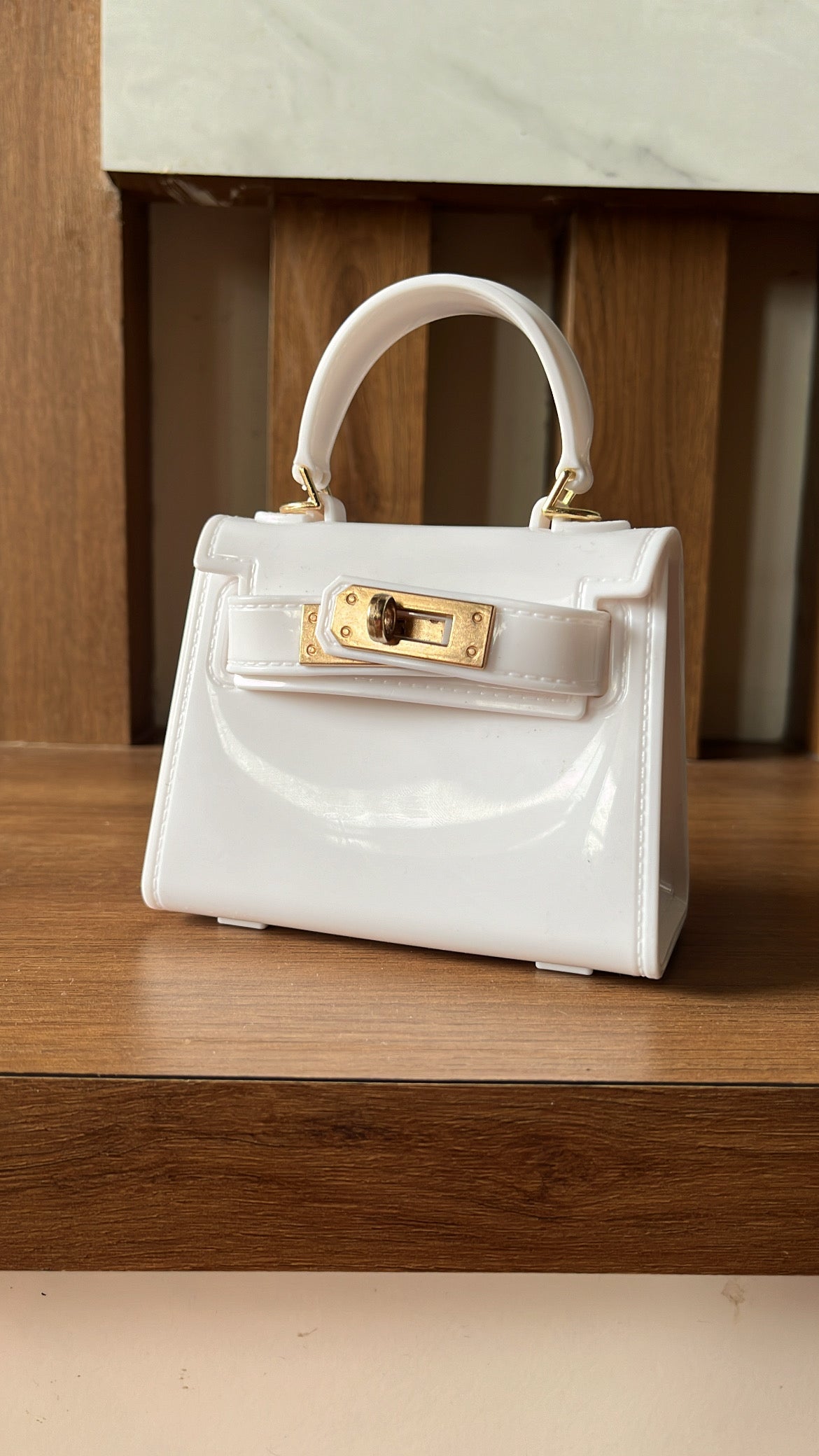 White Kelly Bag