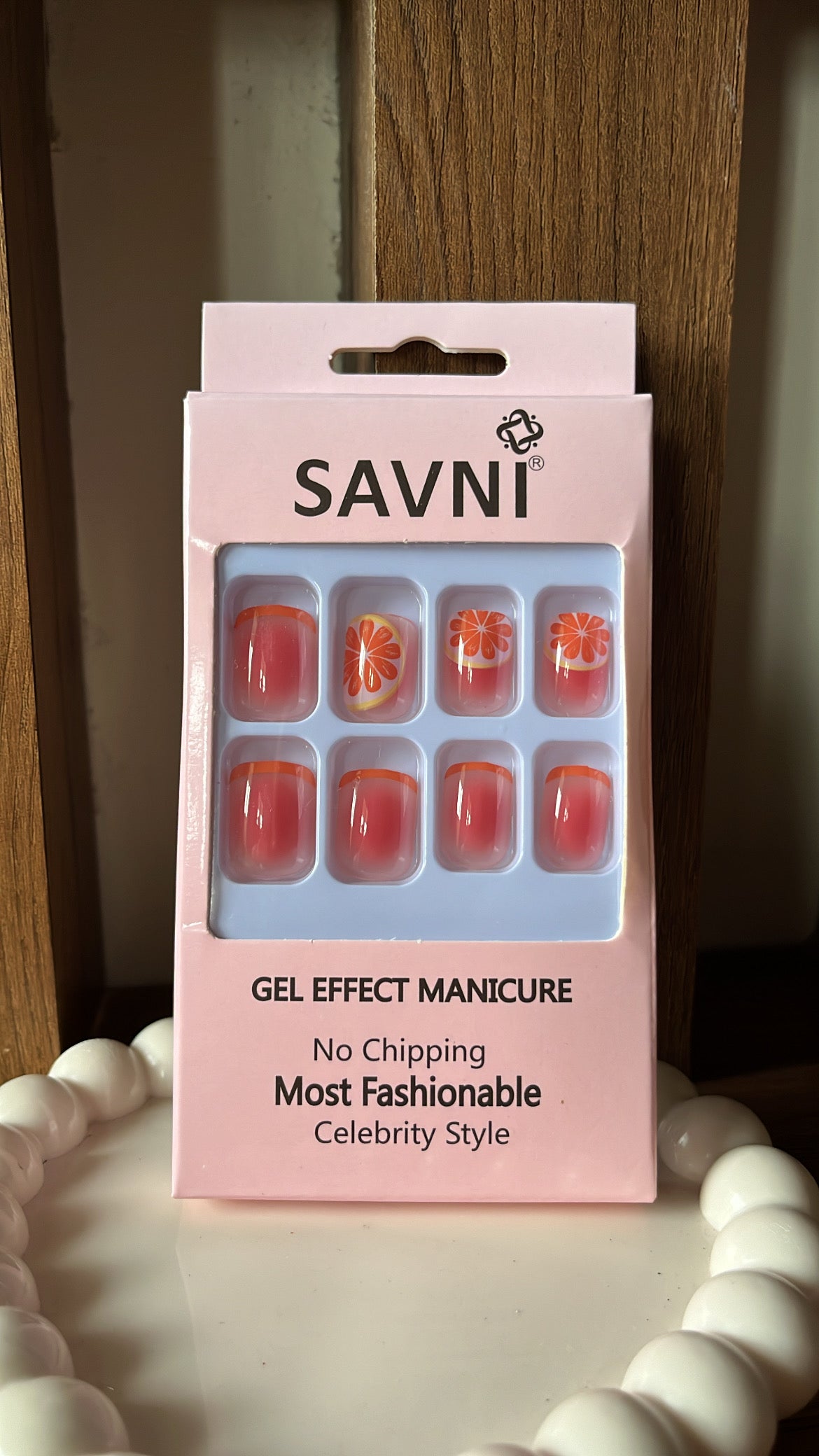 Orange Ombre Nails - Set of 12 nails