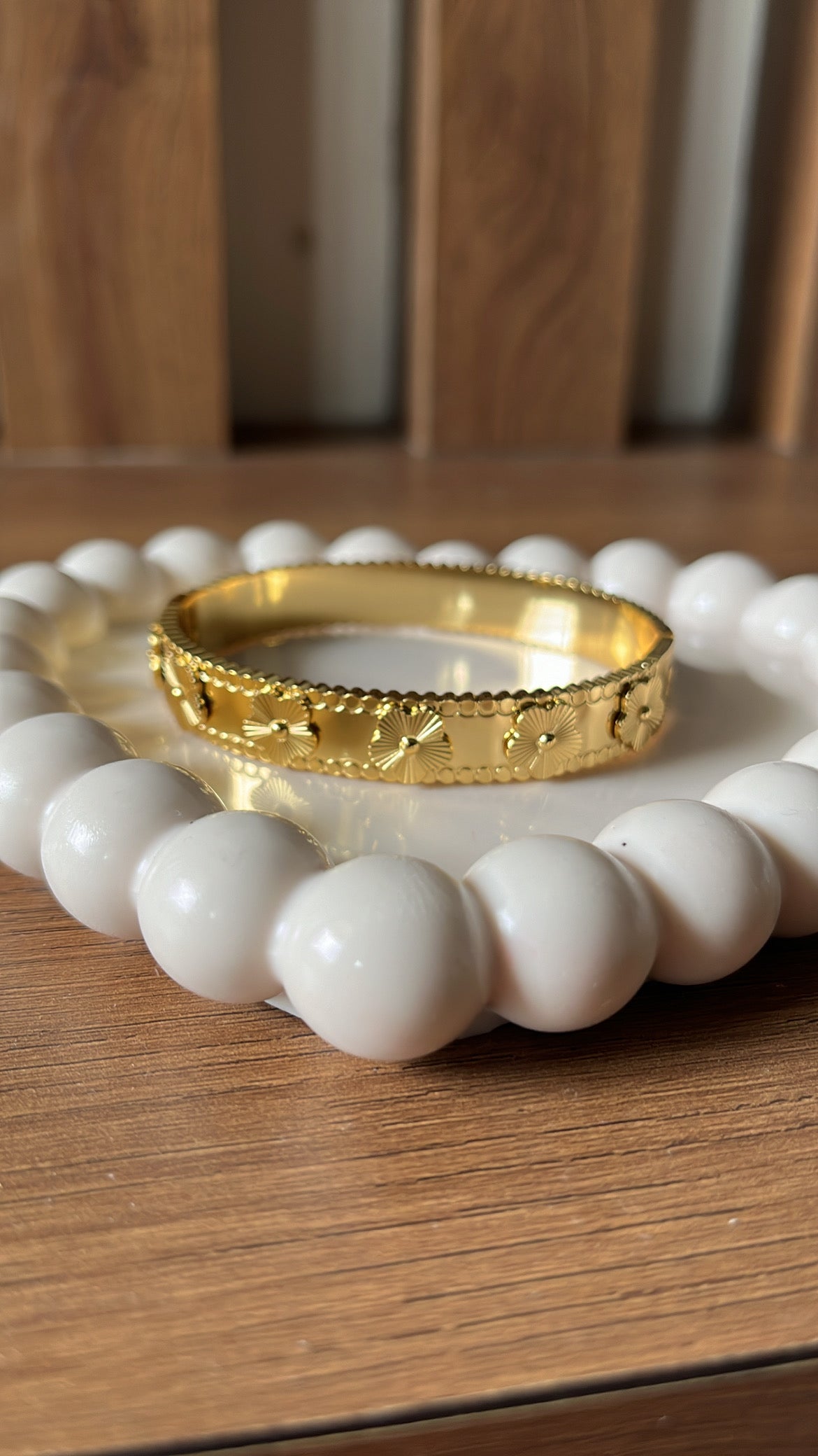Golden Flower Bracelet