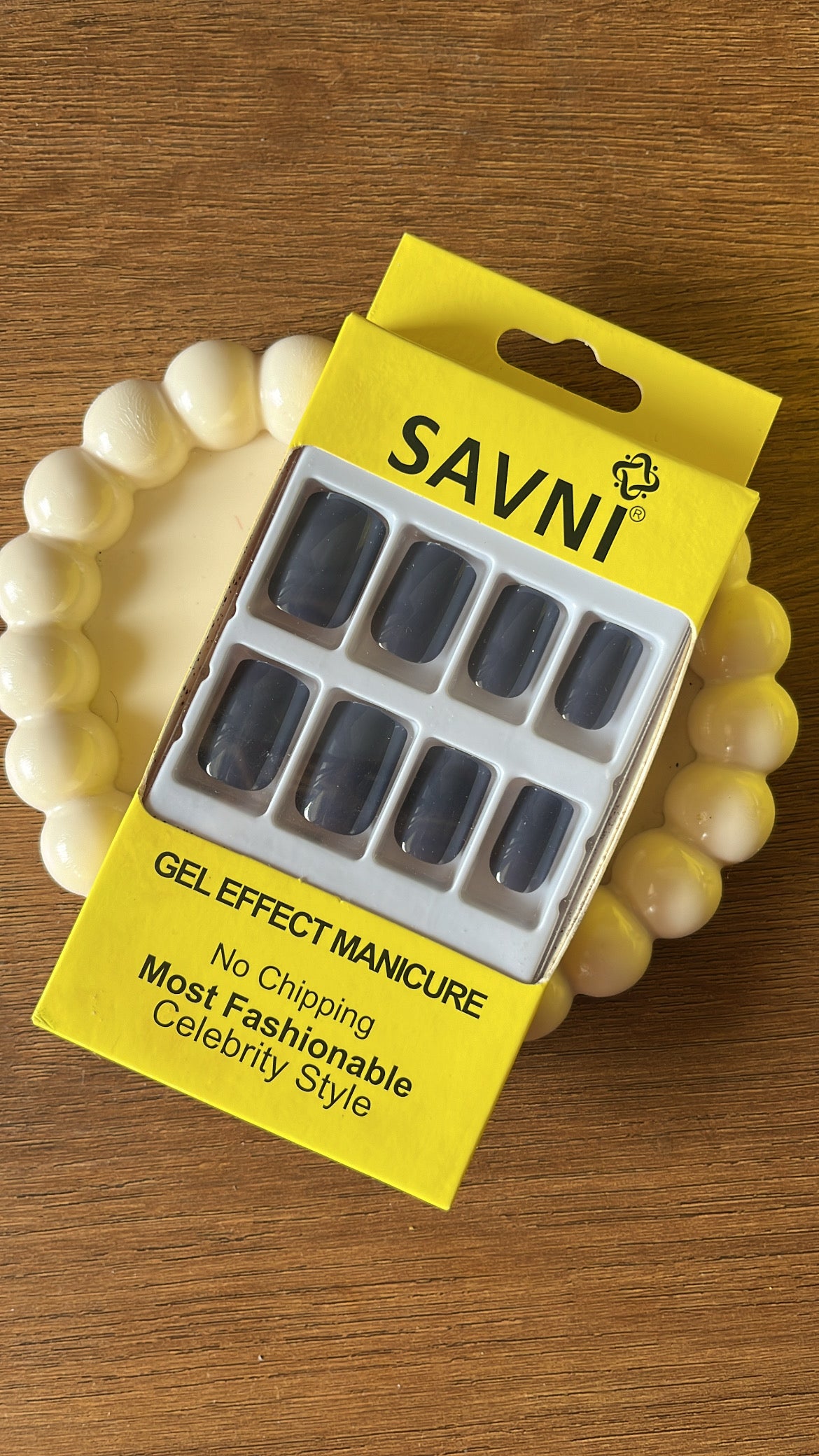 Grey: 12 nails in a box - Premium Nails