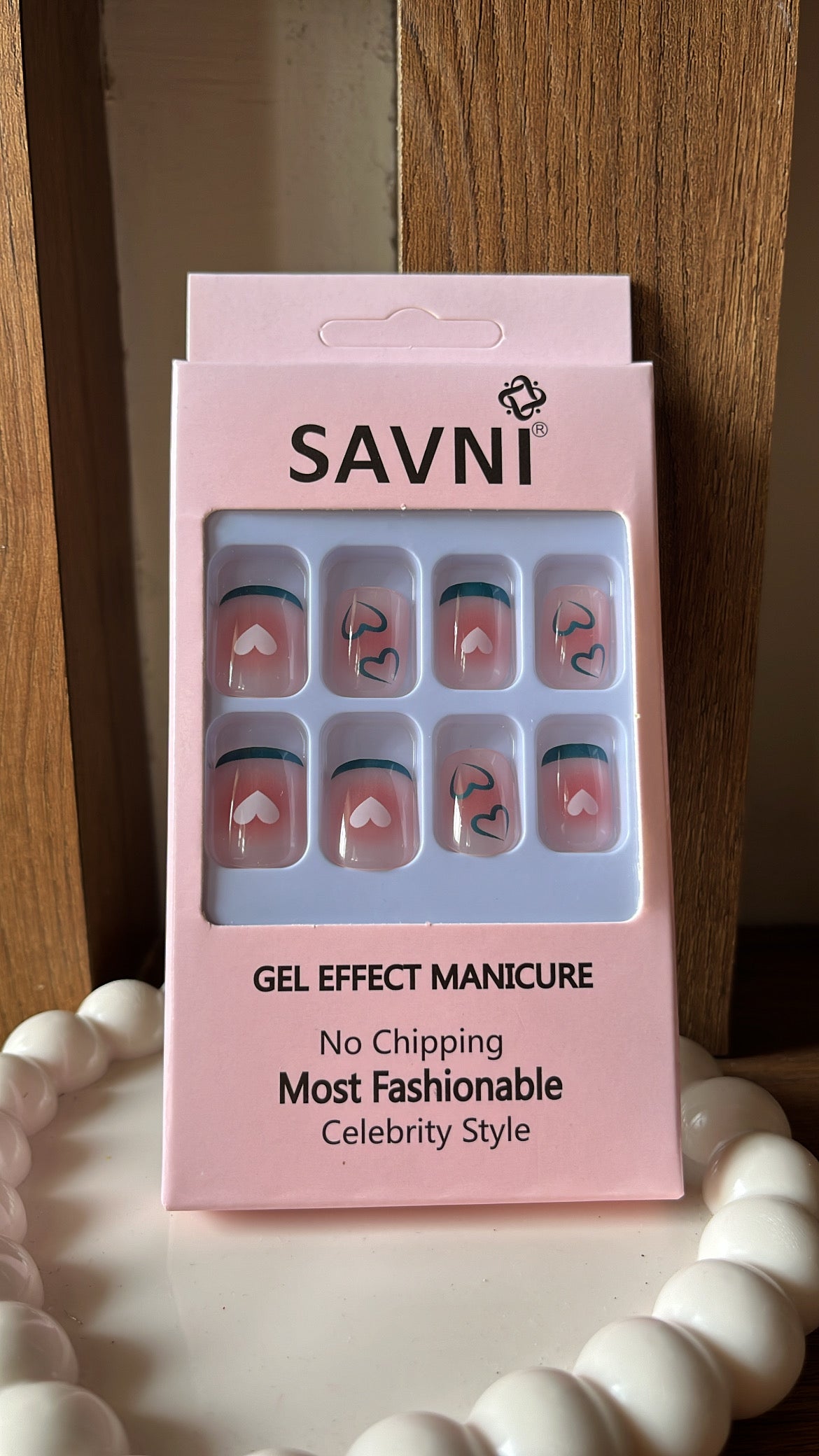 Heart Nails - Set of 12 nails