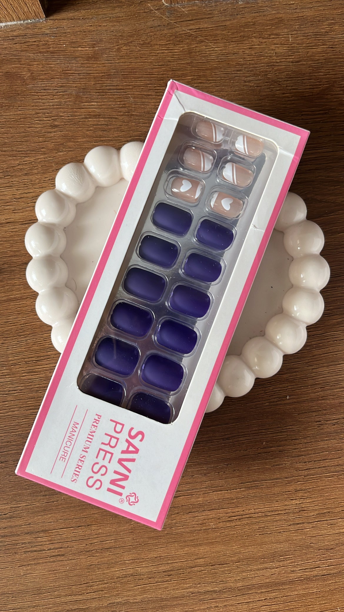 Purple: 24 nails in a box - High Quality Nails