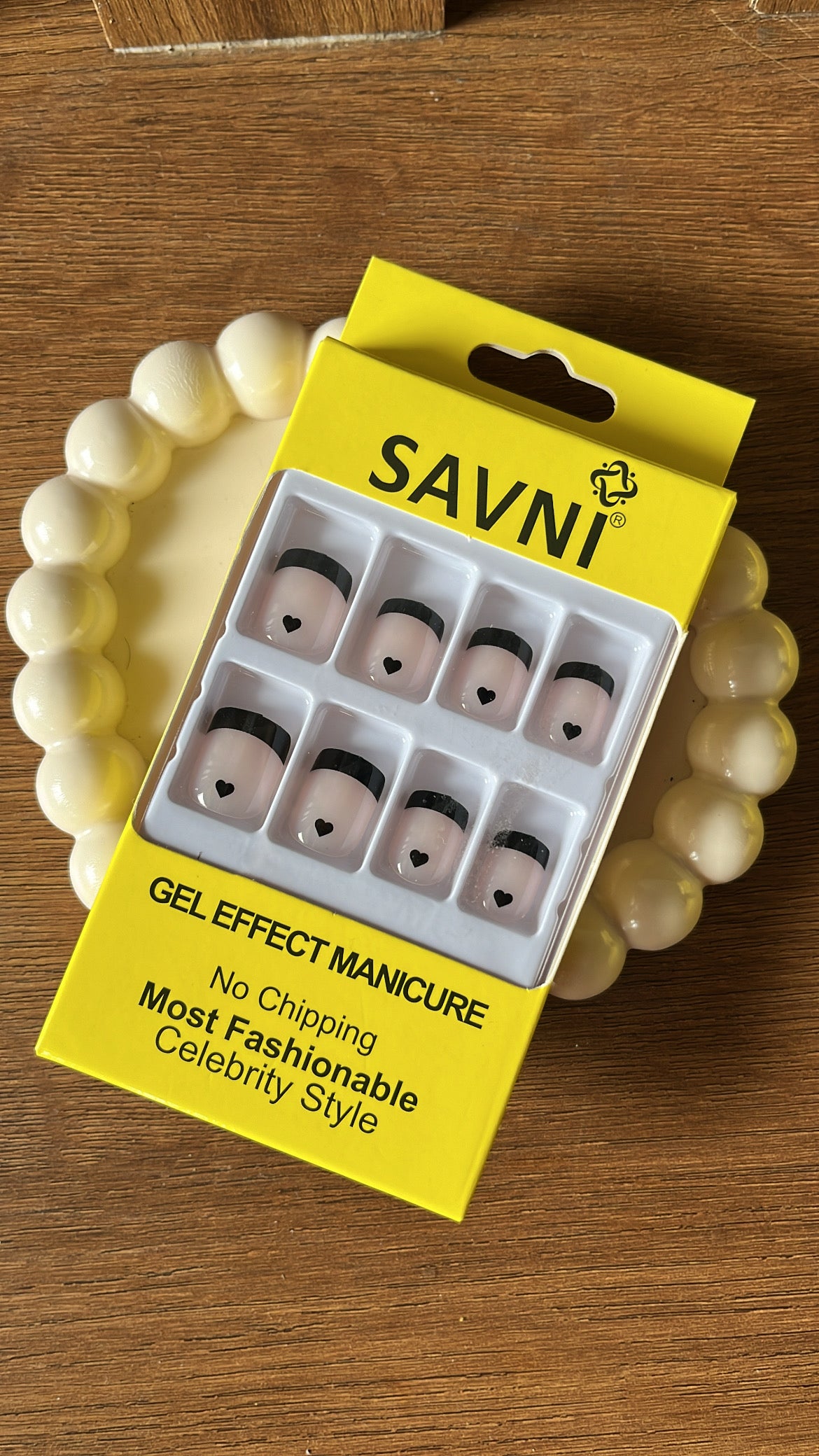 Black Tip: 12 nails in a box - Premium Nails