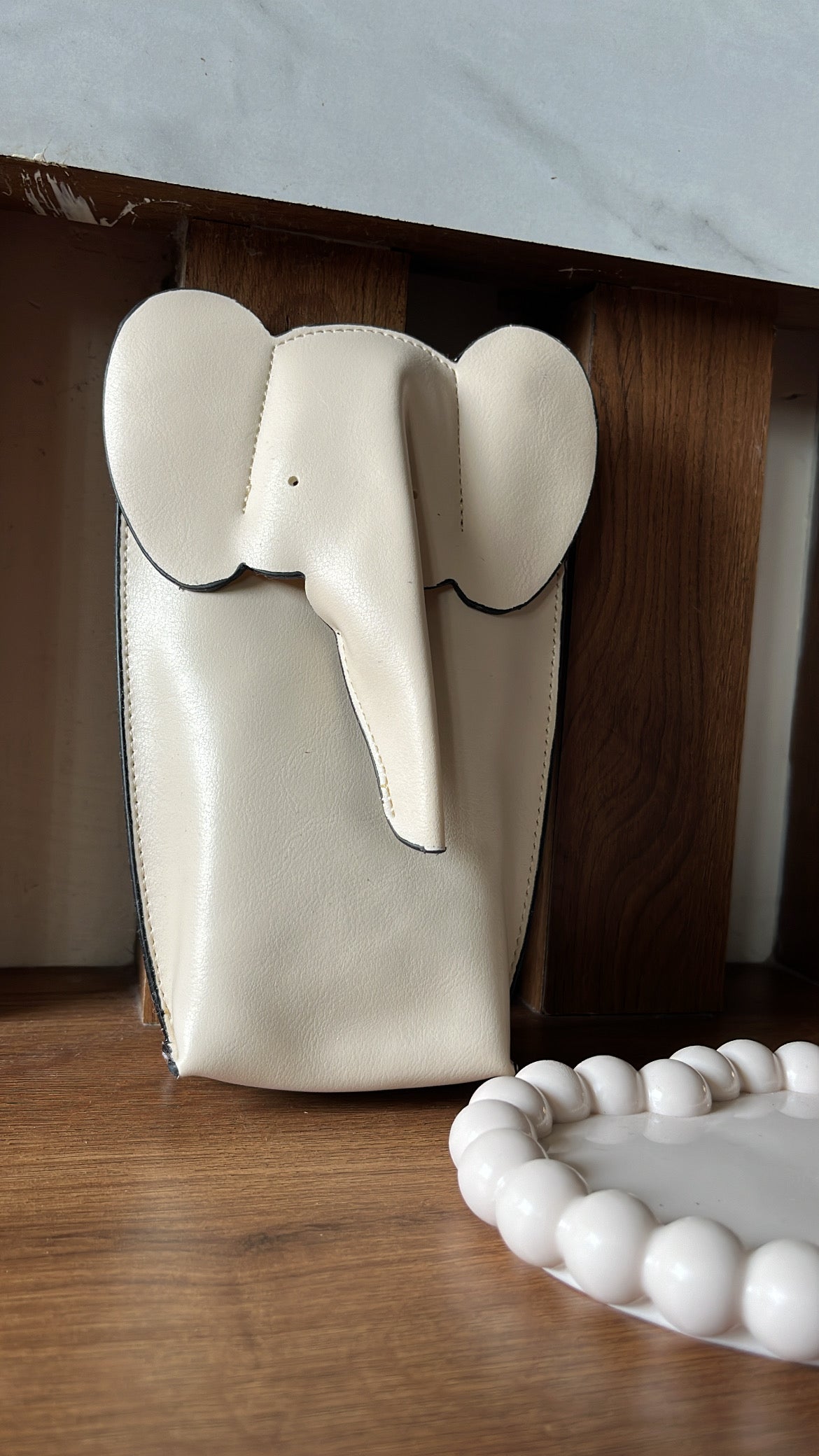 Quirky Elephant Mobile Sling - Nude