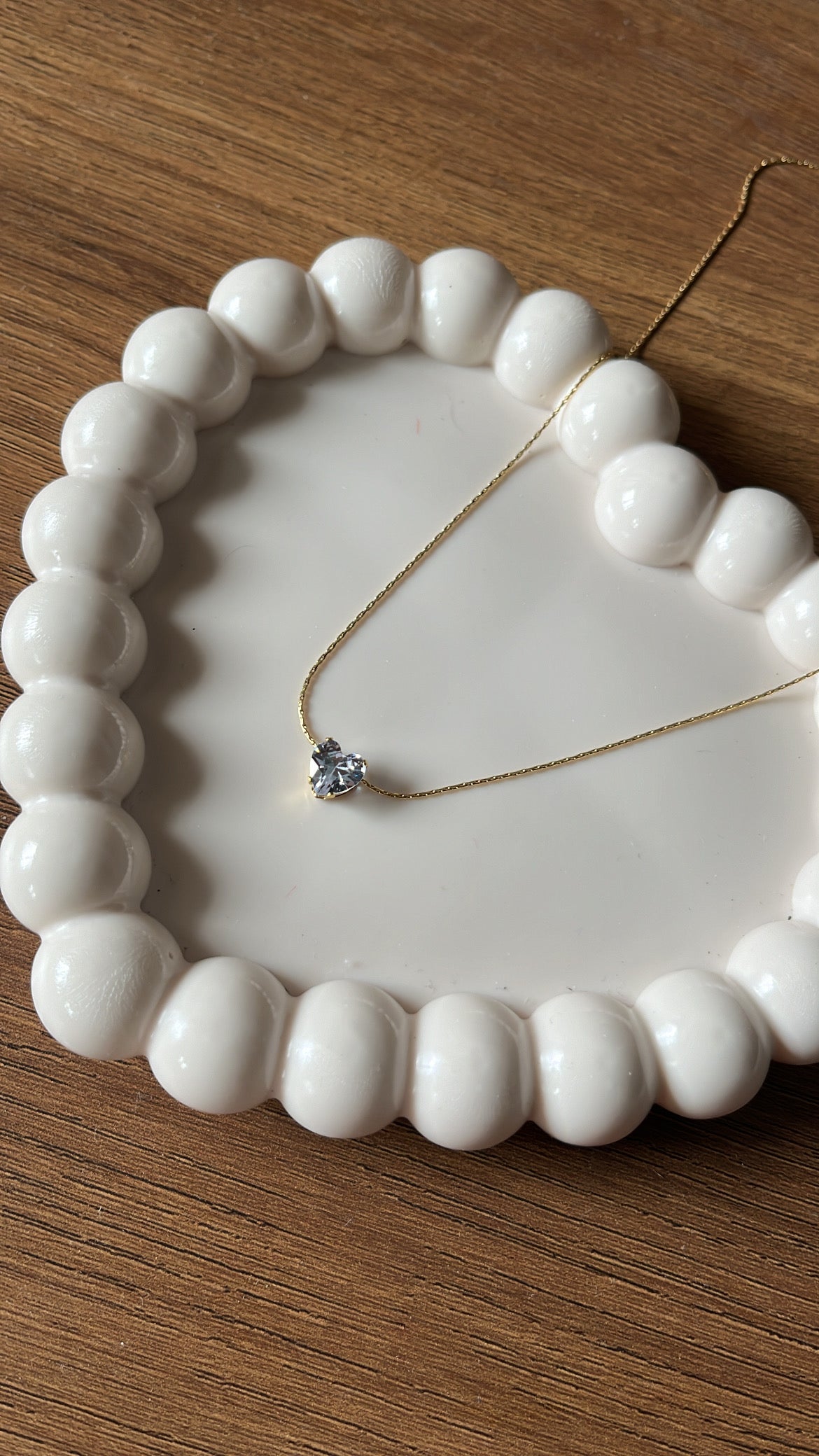 Solitaire Necklace - Heart