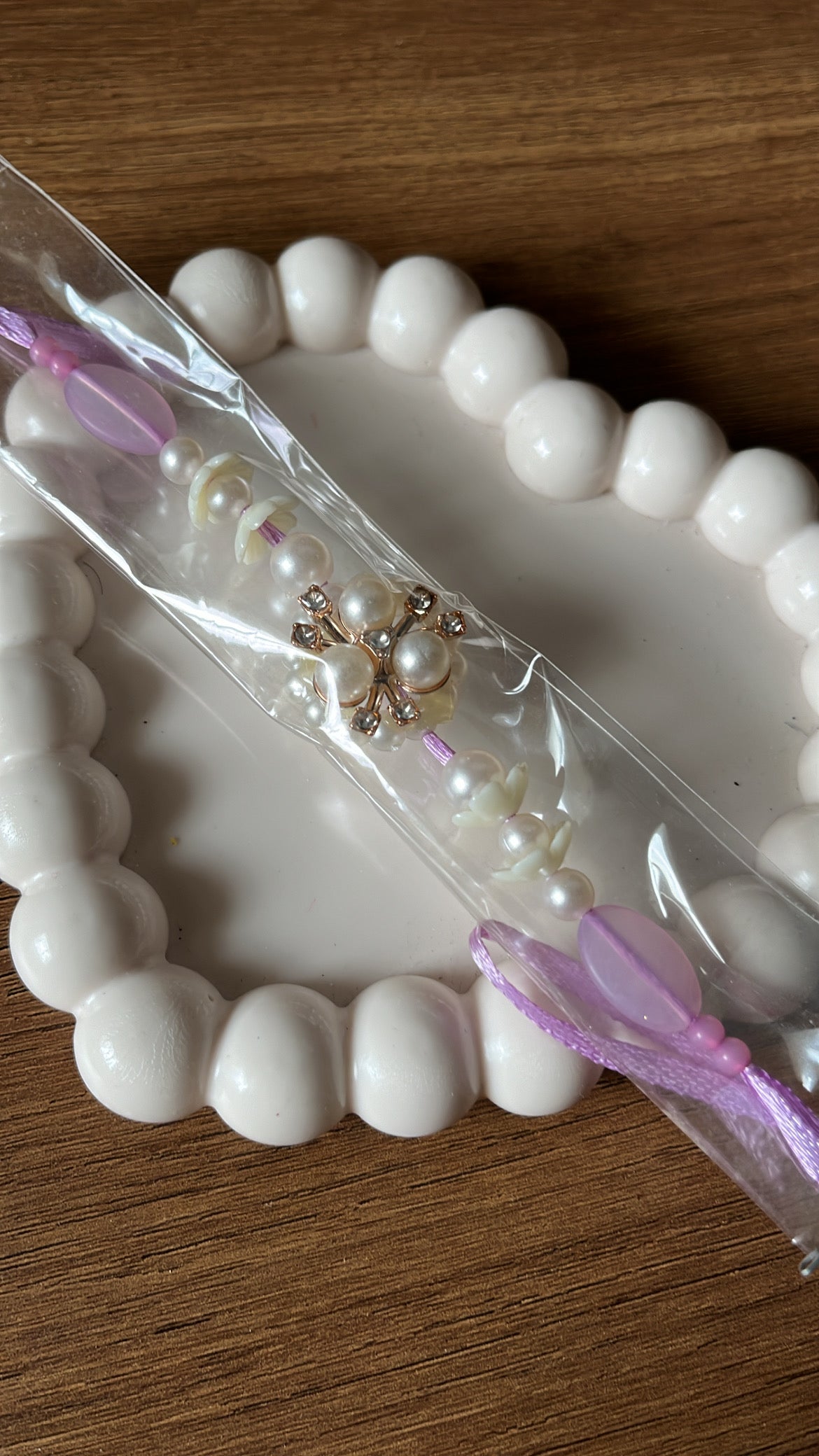 Lavender Pearl AD Rakhi