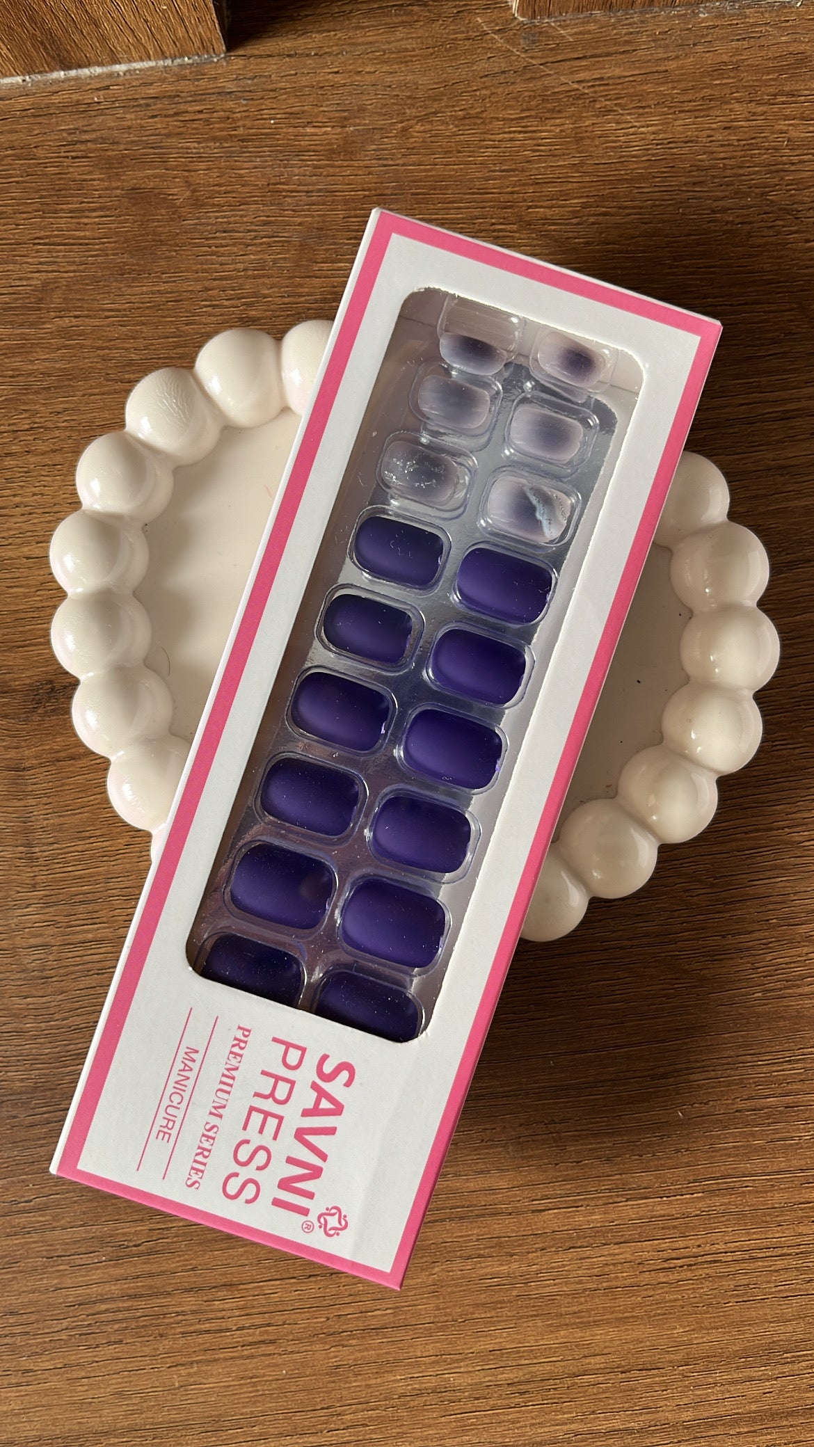 Purple: 24 nails in a box - High Quality Nails