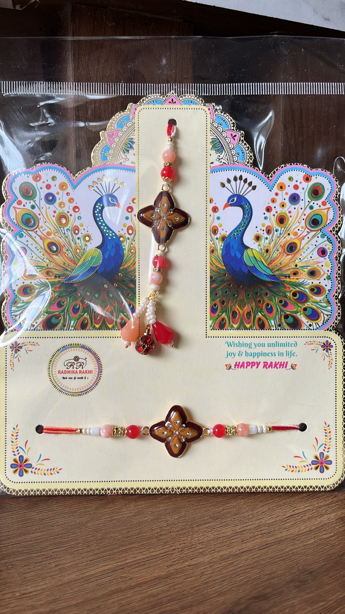 Bhai Bhabhi Rakhi Lumba set