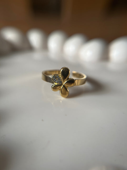 Flower minimal ad ring