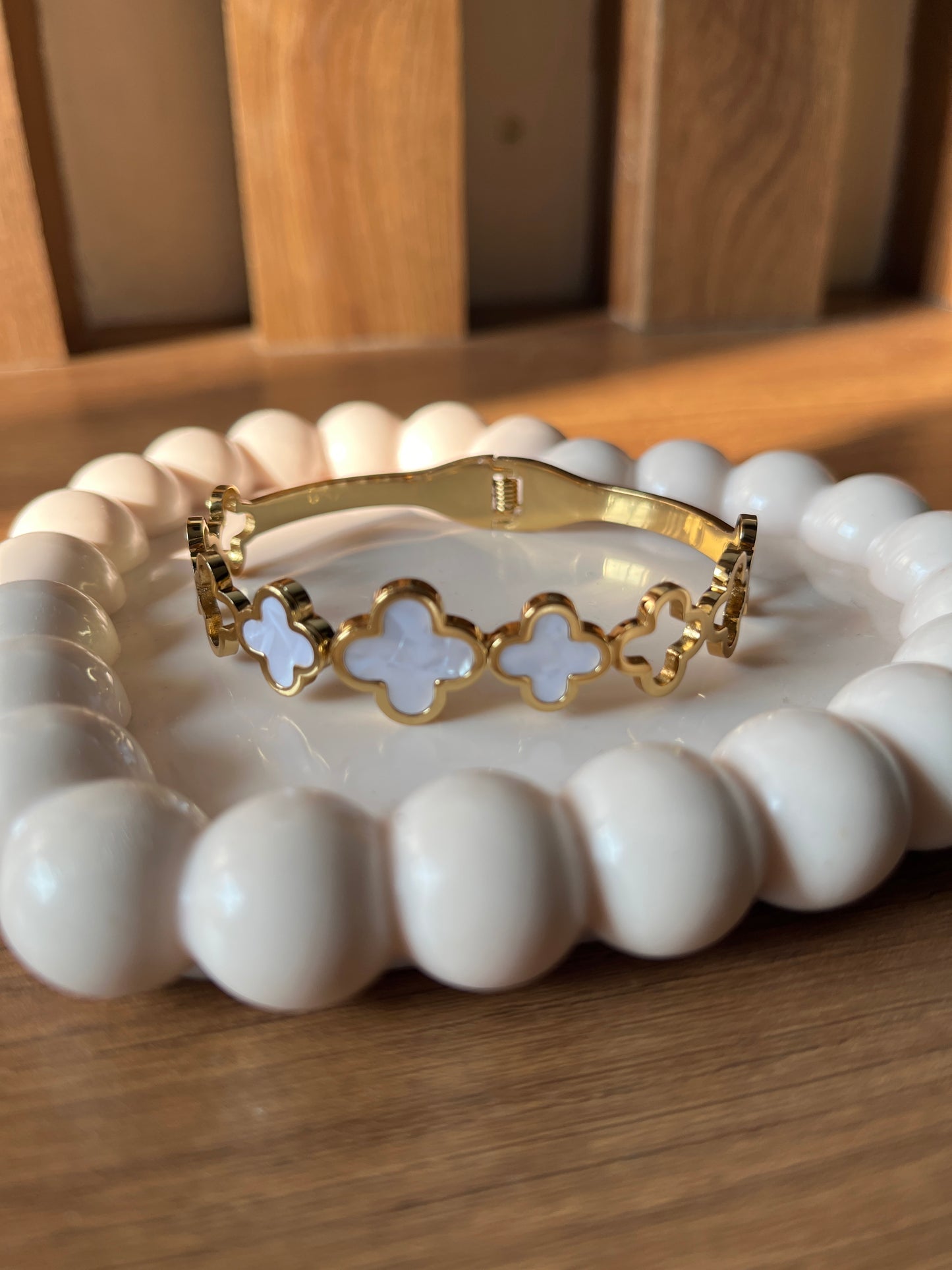 White clover bracelet