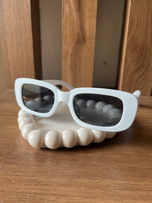 Y2k glasses White