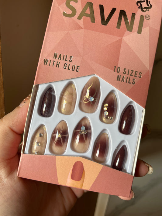 Brown stone nails