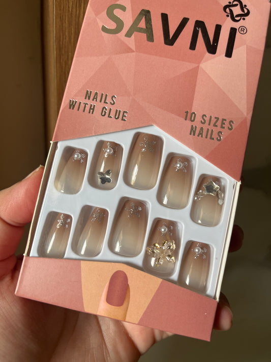 Ombre stone nails