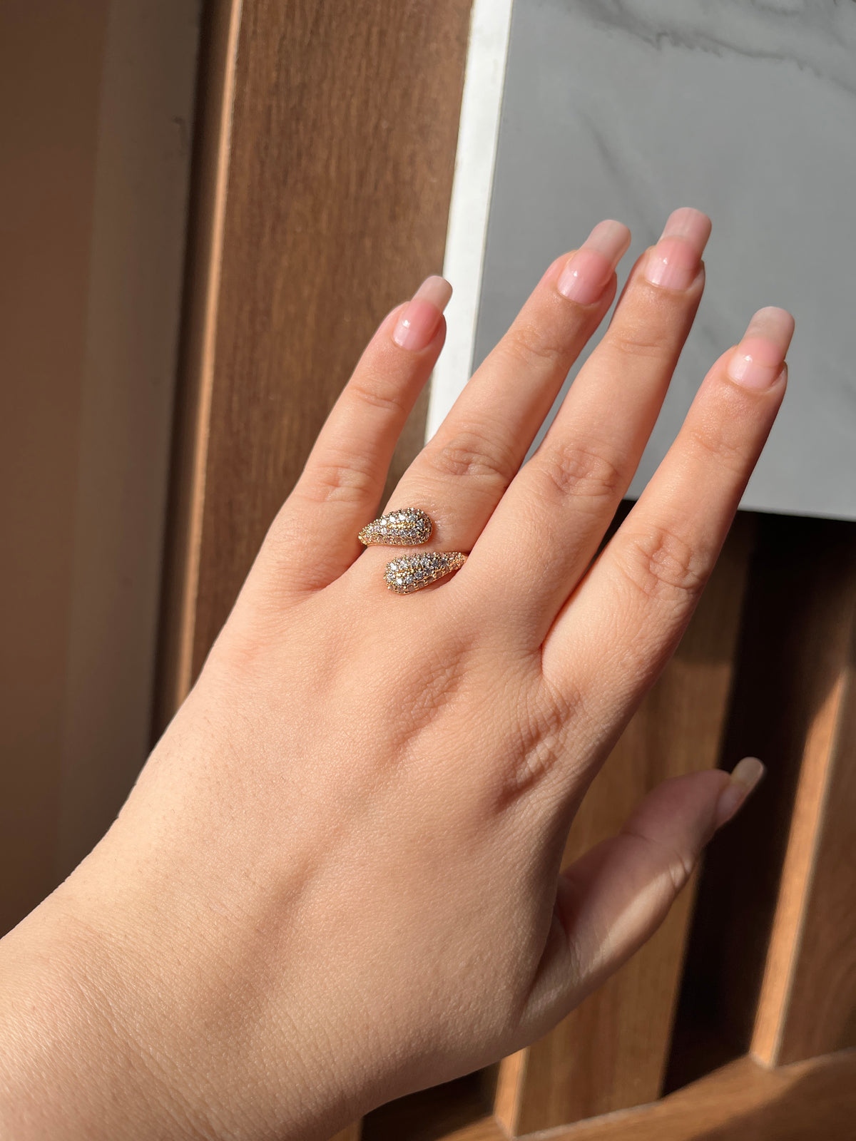 Mini AD Loop ring - Gold