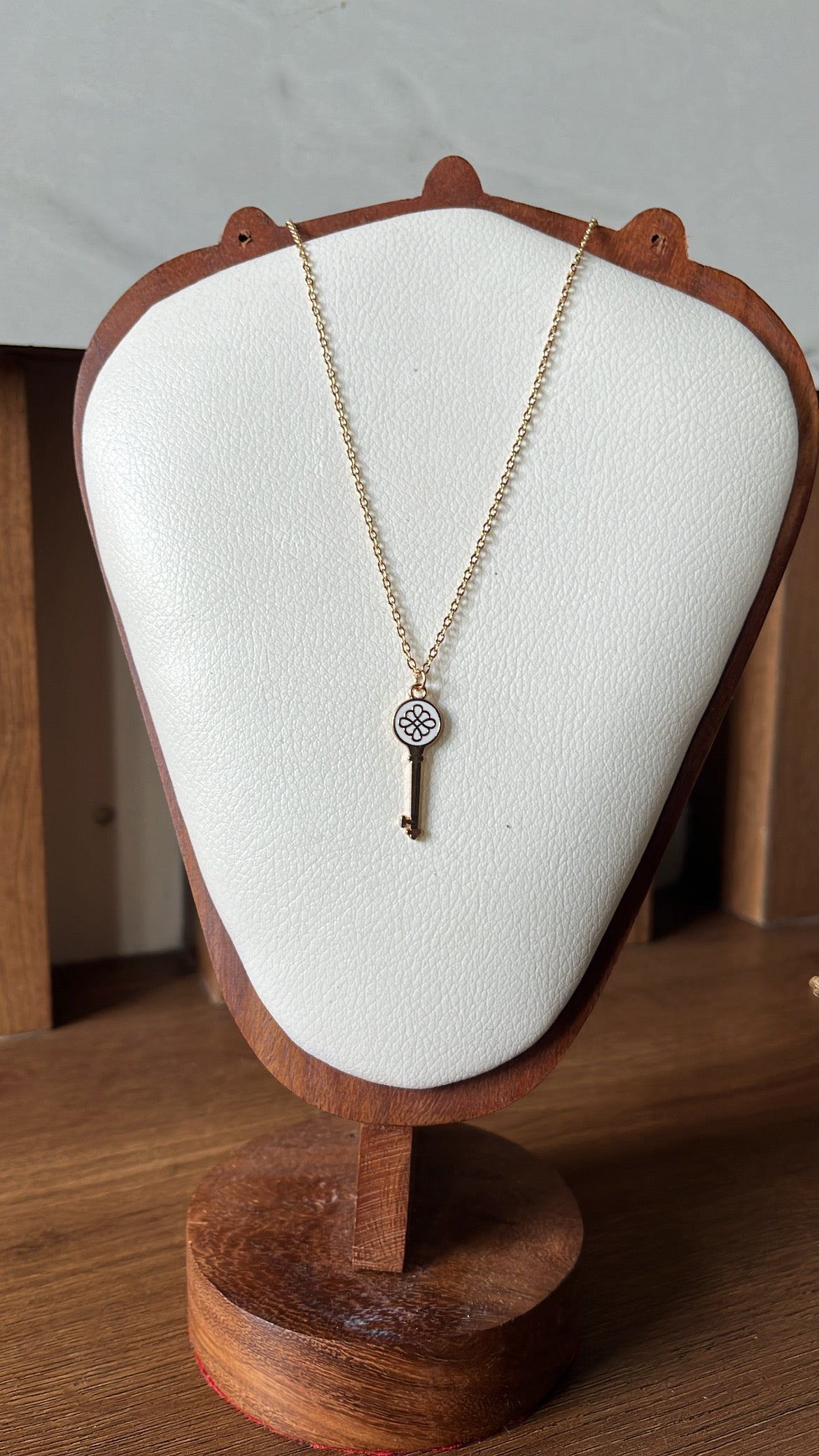 White Key Pendant