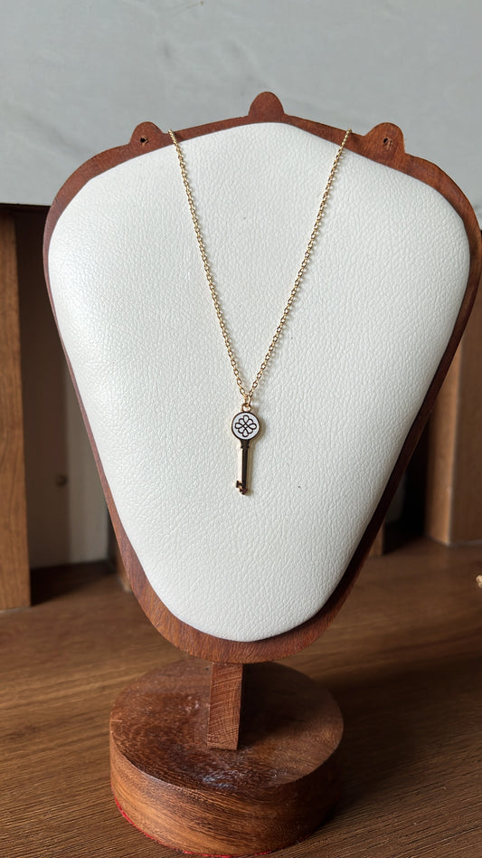 White Key Pendant