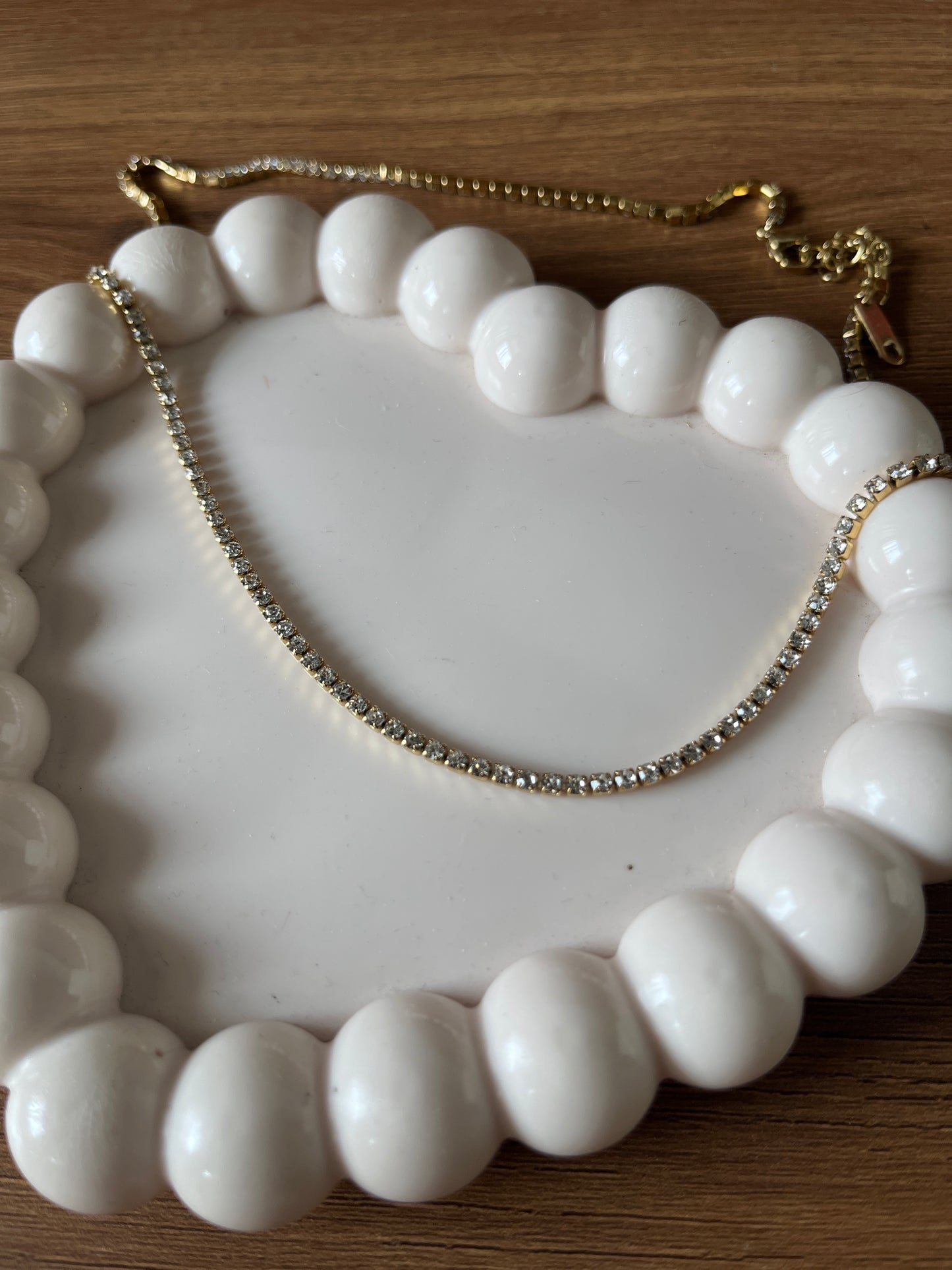 Tennis necklace - Small stone