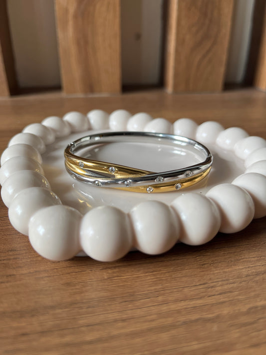 Two tone bracelet