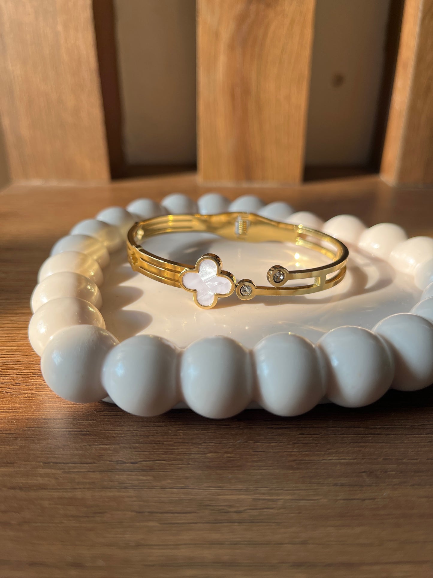 White clover bracelet