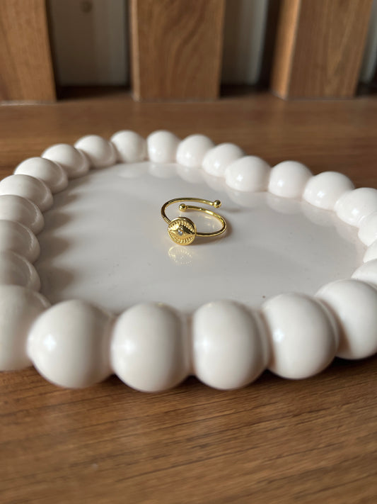 Evil eye ring