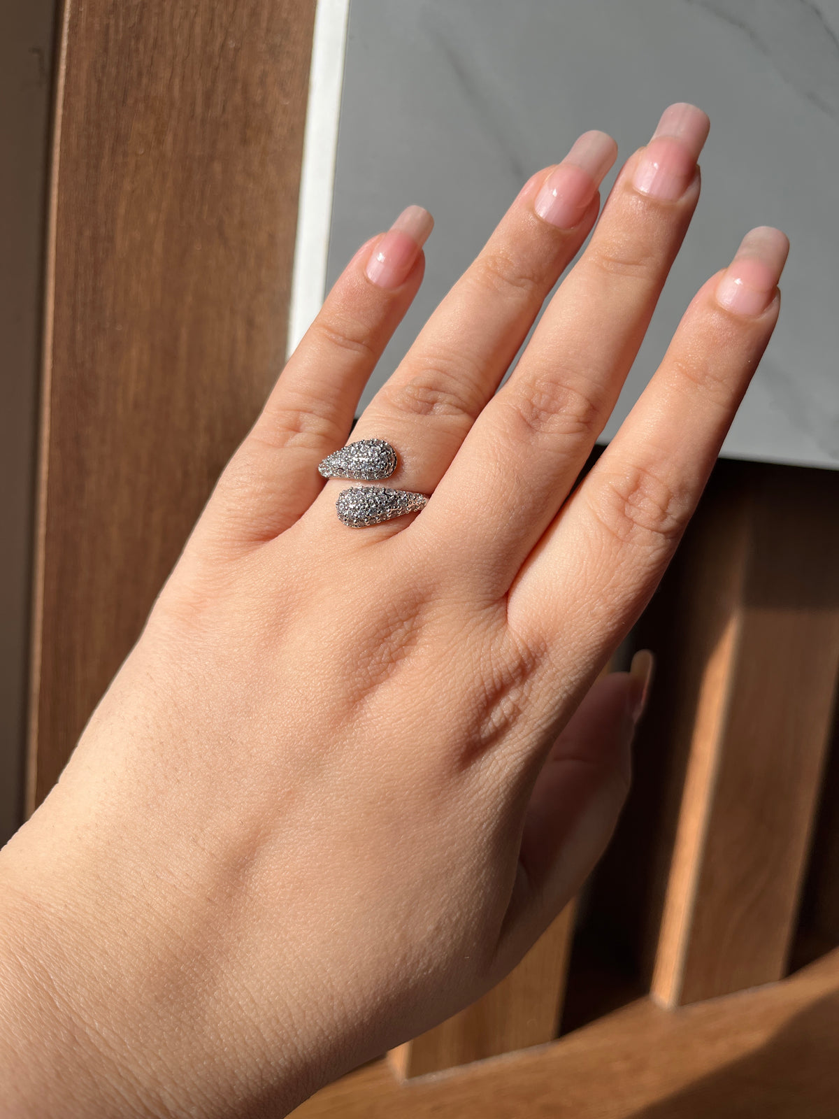 Silver - Mini AD loop ring