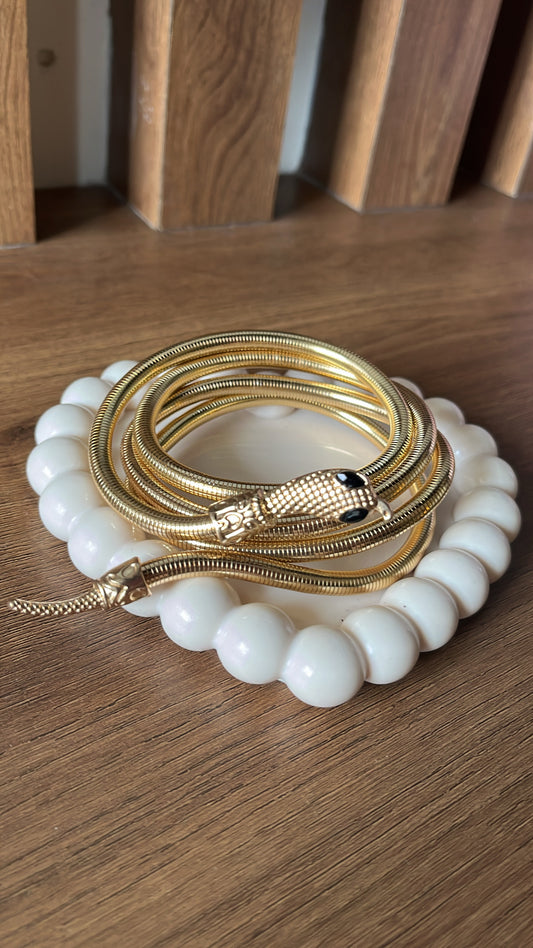 Adjustable serpent bracelet