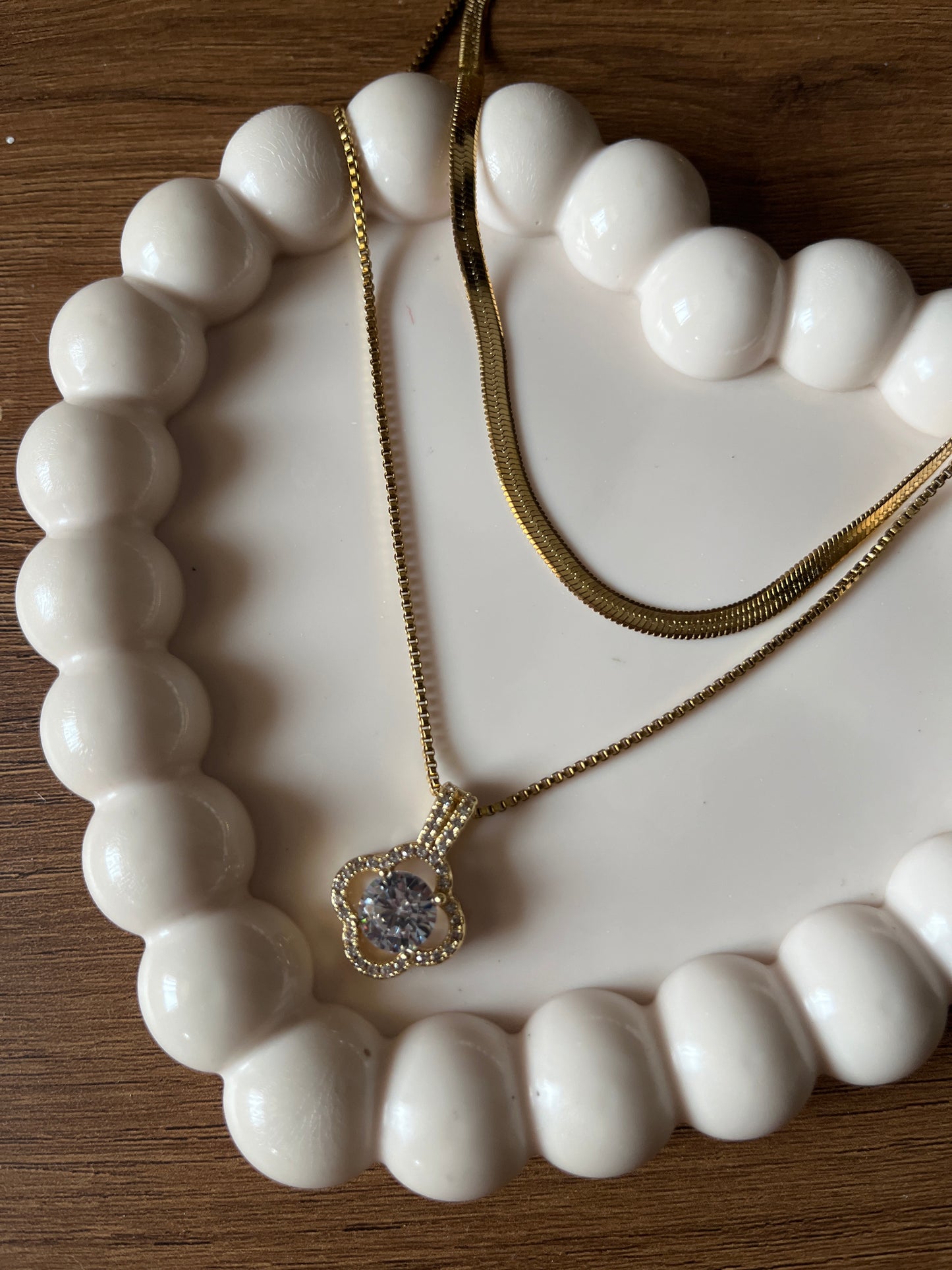 Layered AD necklace