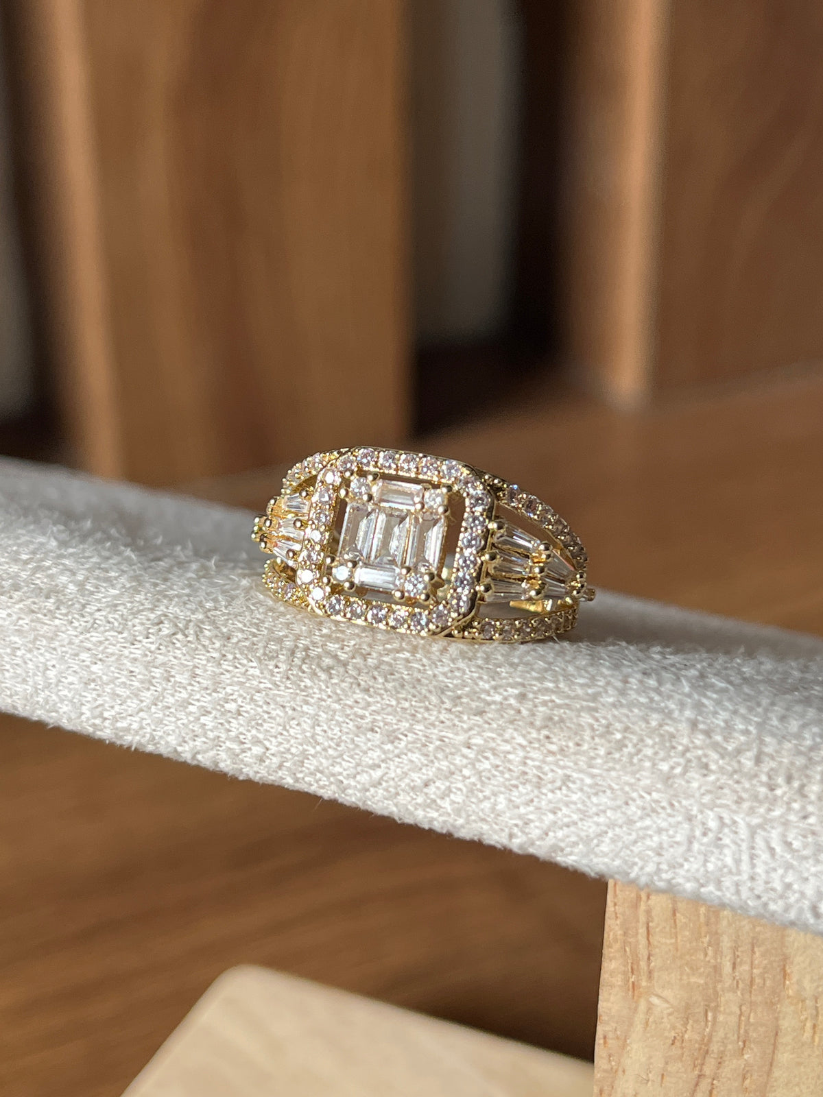 Square Cocktail Ring