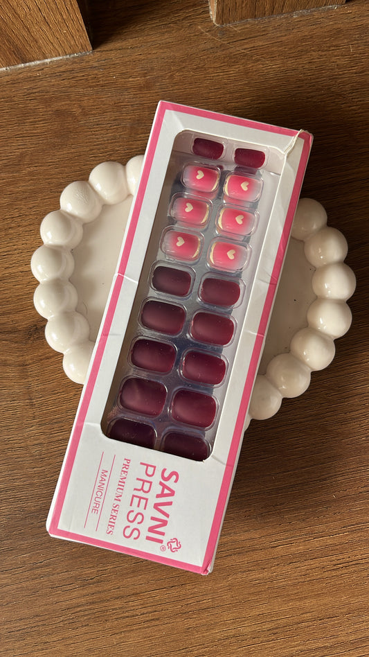 Maroon: 24 nails in a box - High Quality Nails
