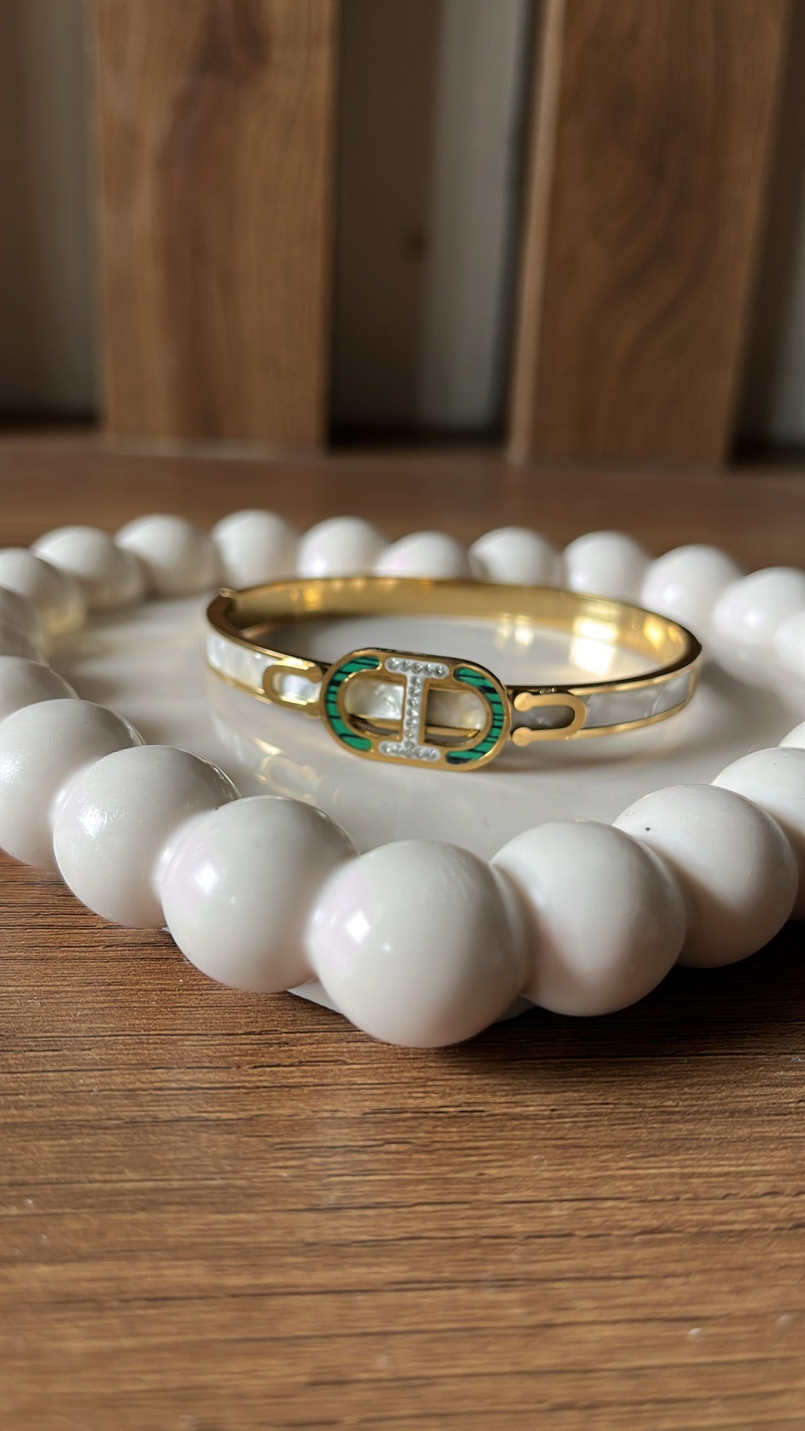 Dior Mop Bangle Bracelet