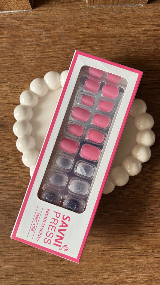 Pink: 24 nails in a box - High Quality Nails