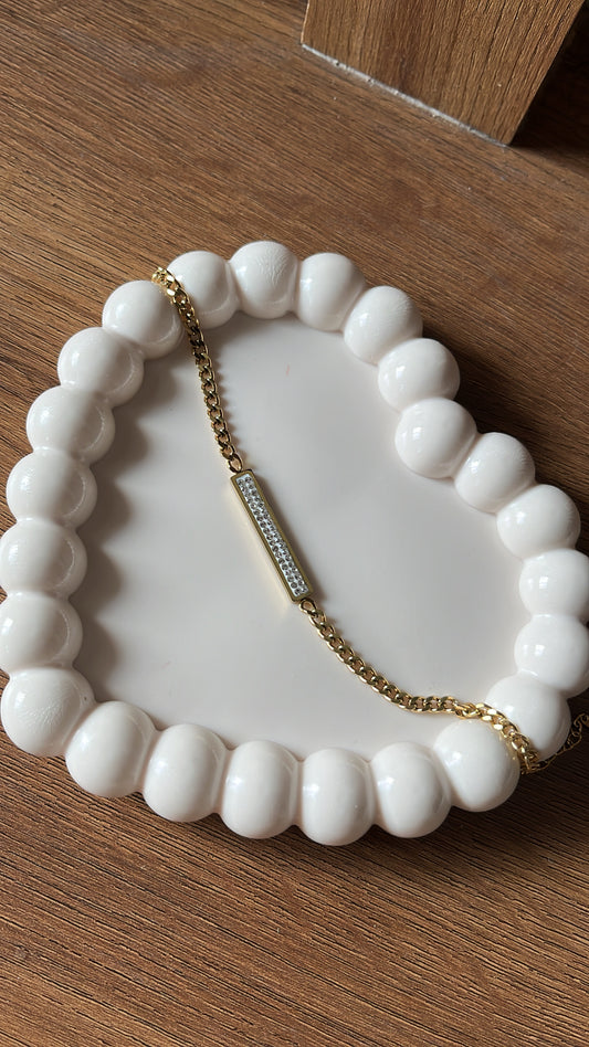 AD  Rectangle - Chain Bracelet