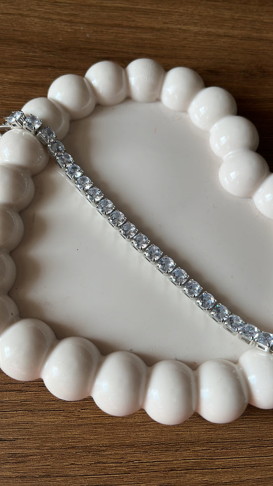 Tennis Bracelet - Silver