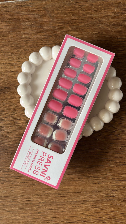 Pink: 24 nails in a box - High Quality Nails