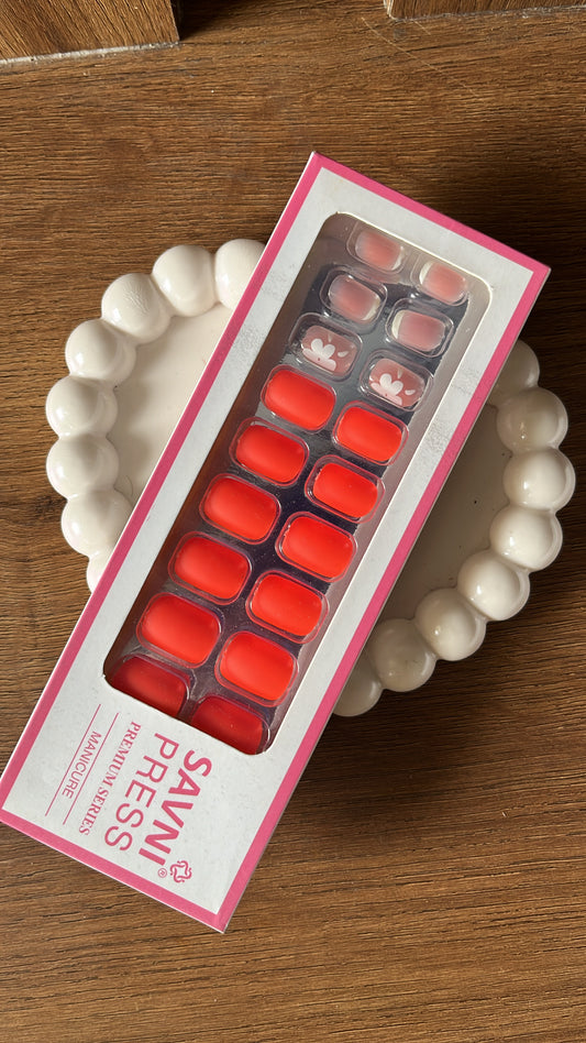 Orange: 24 nails in a box - High Quality Nails