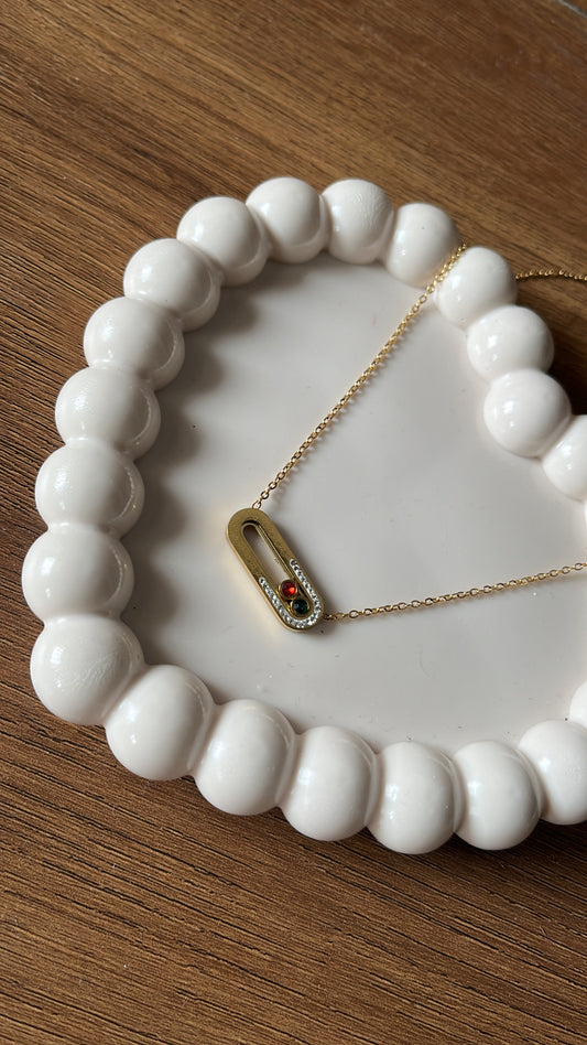 Gucci Necklace - Red/Green