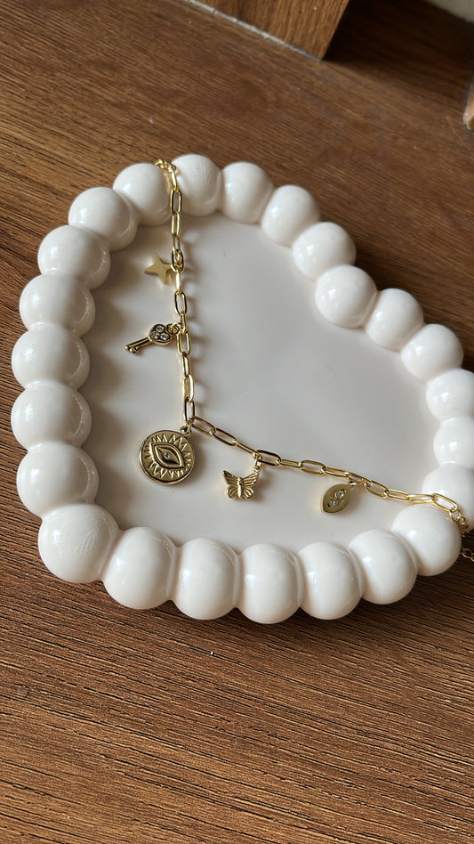 Evil Eye Charm - Vacation Chain Bracelet