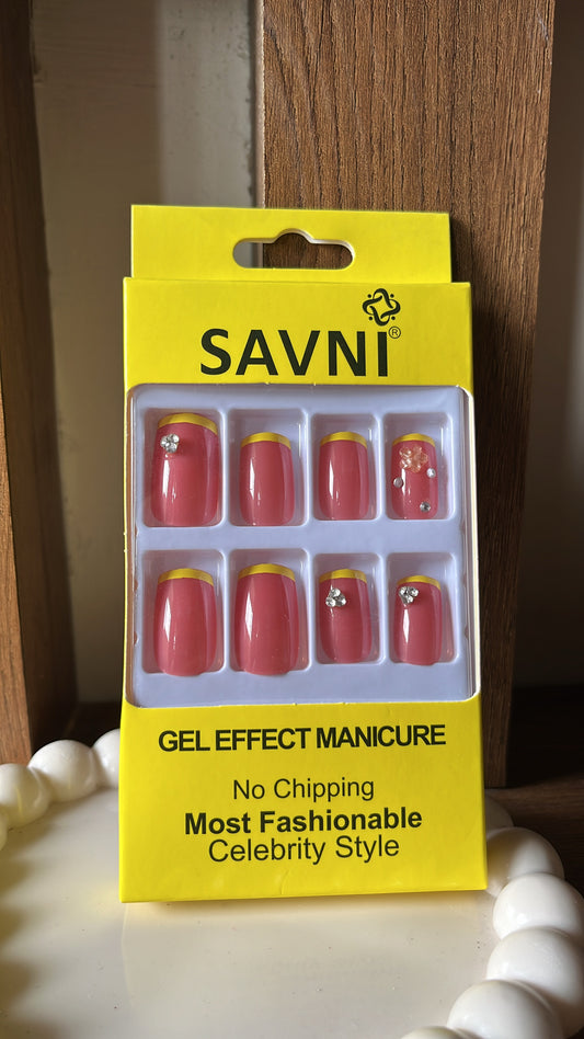 Yellow Tip Stone Nails